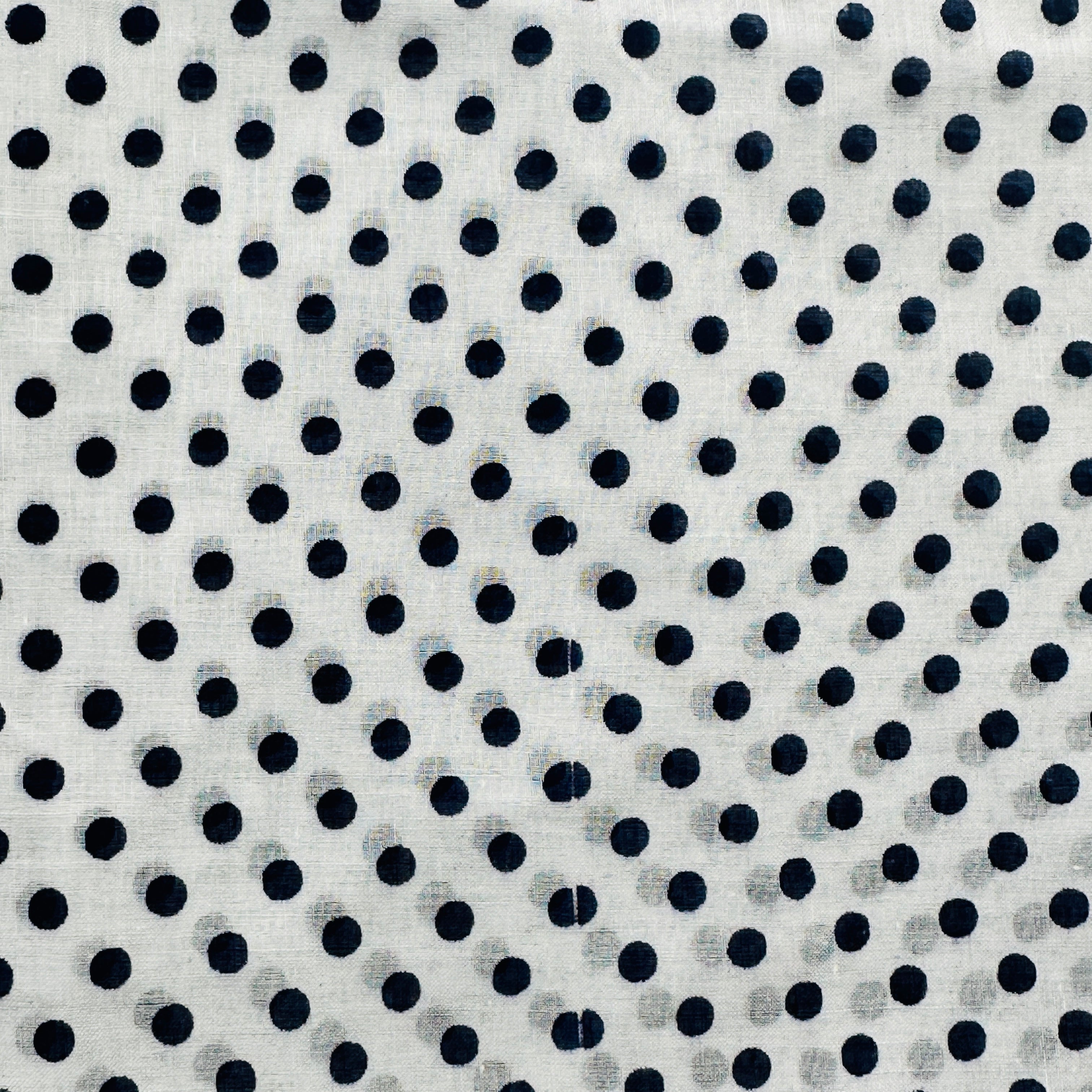 550cms Light Weight Polka Dot Cotton Fabric