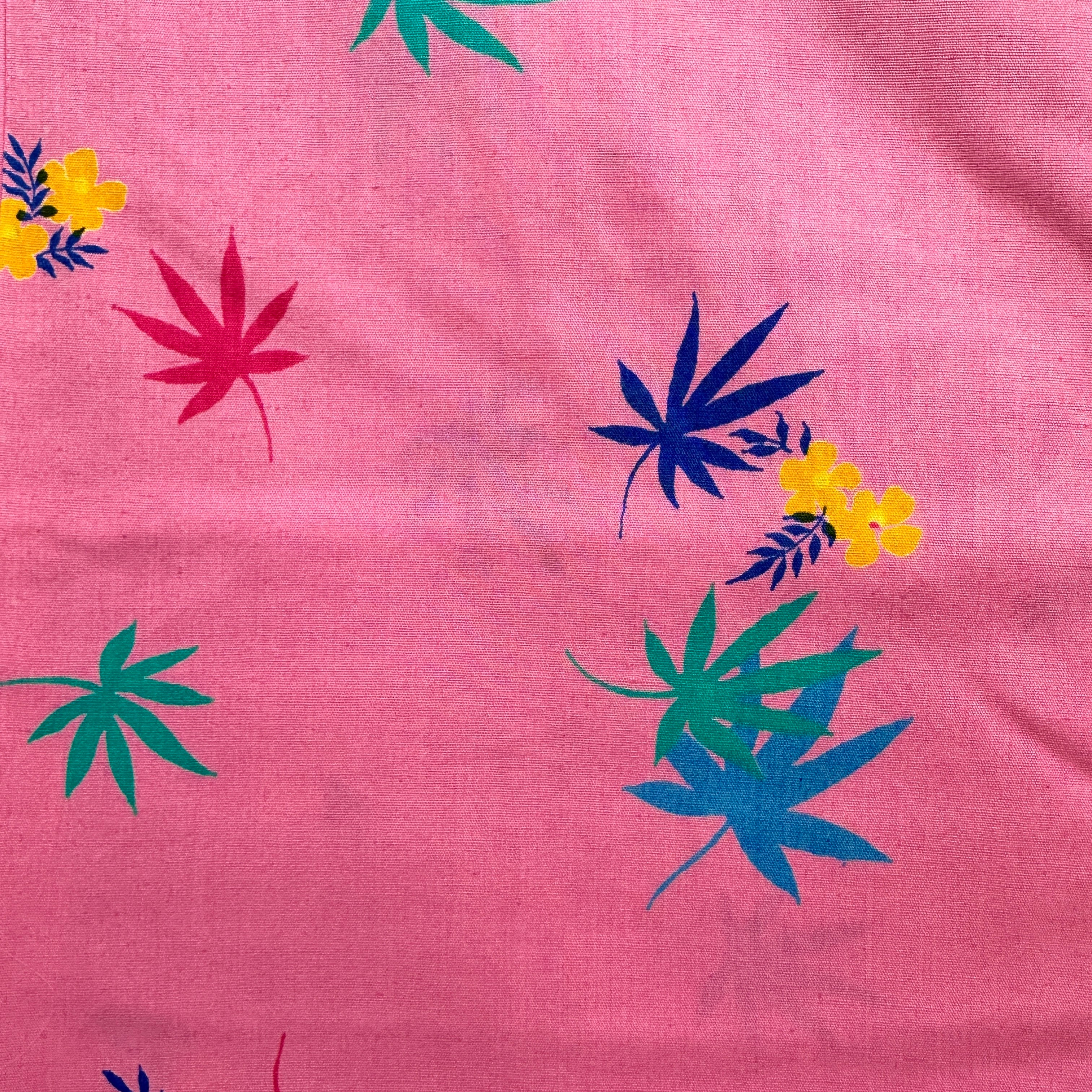 245cms Pretty Pink VINTAGE Cotton Fabric