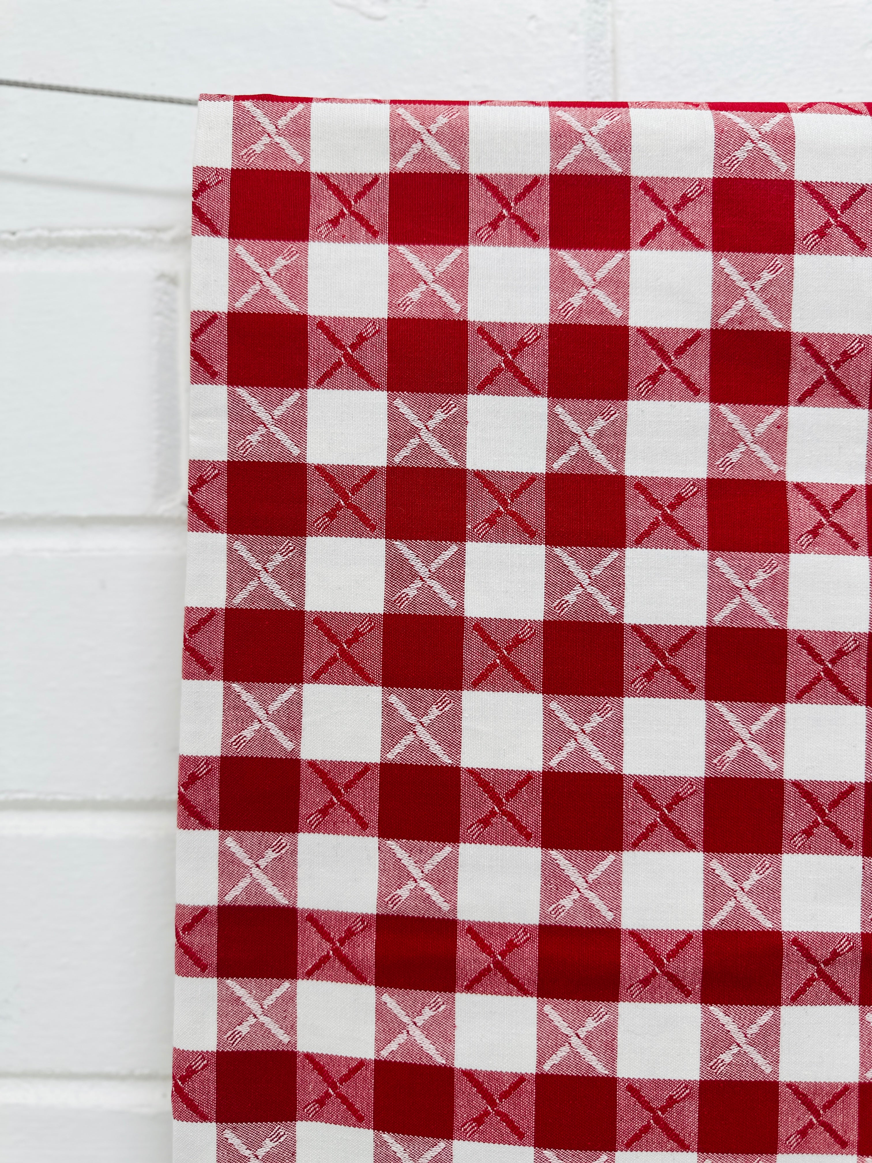 190cms Medium Weight Excellent Quality Cotton Knife & Fork Fabric