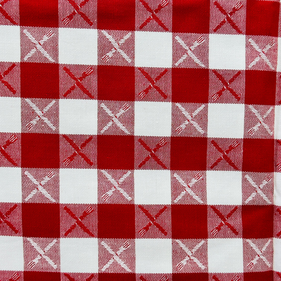 190cms Medium Weight Excellent Quality Cotton Knife & Fork Fabric