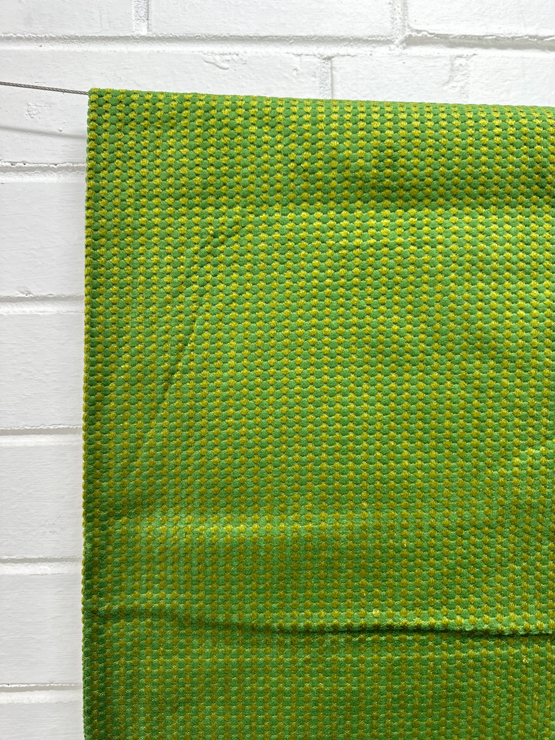 190cms WICKED Green Velour Velvet Upholstery Fabric