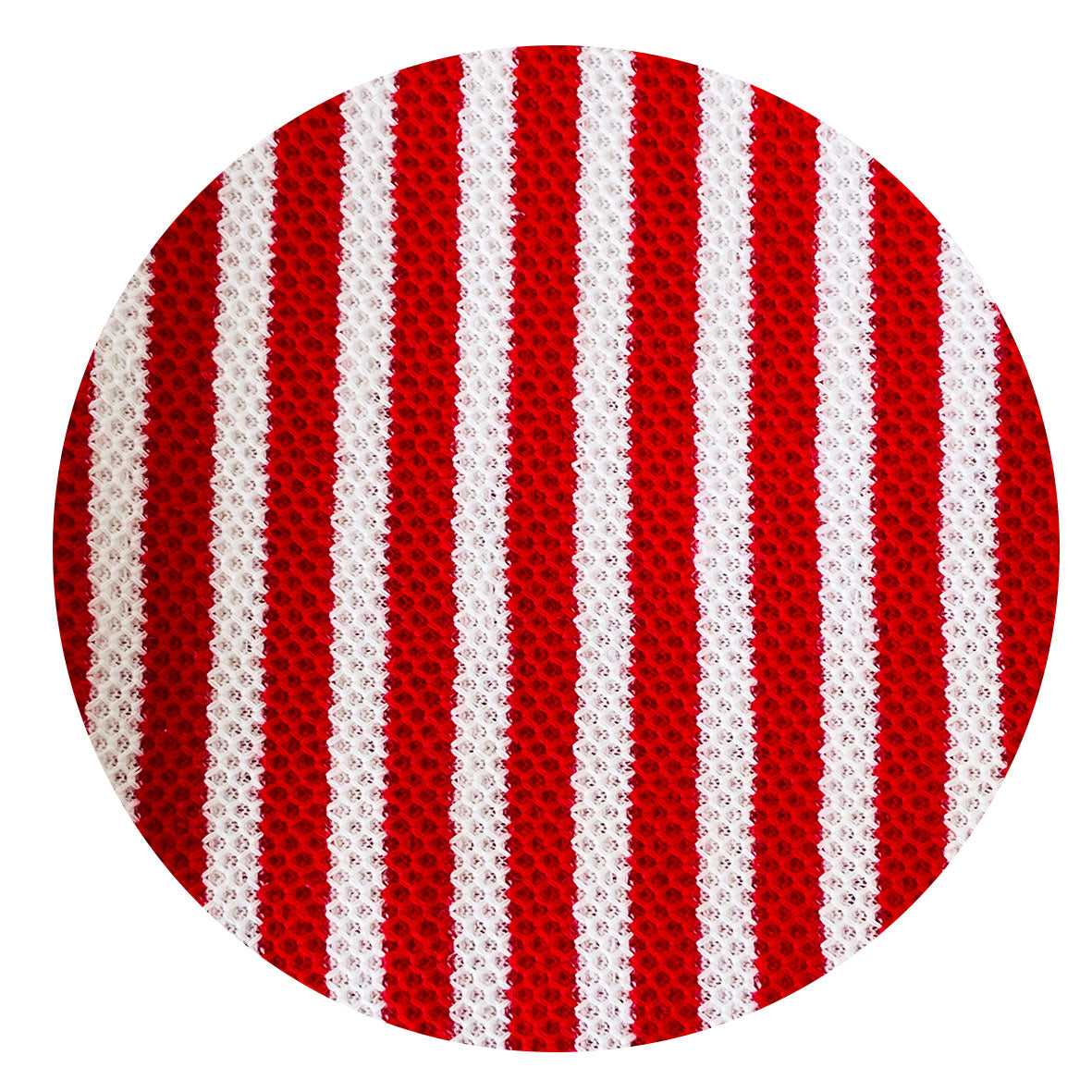 approx 280cms FAB Red & White Striped FABRIC Beach Bag Clothing