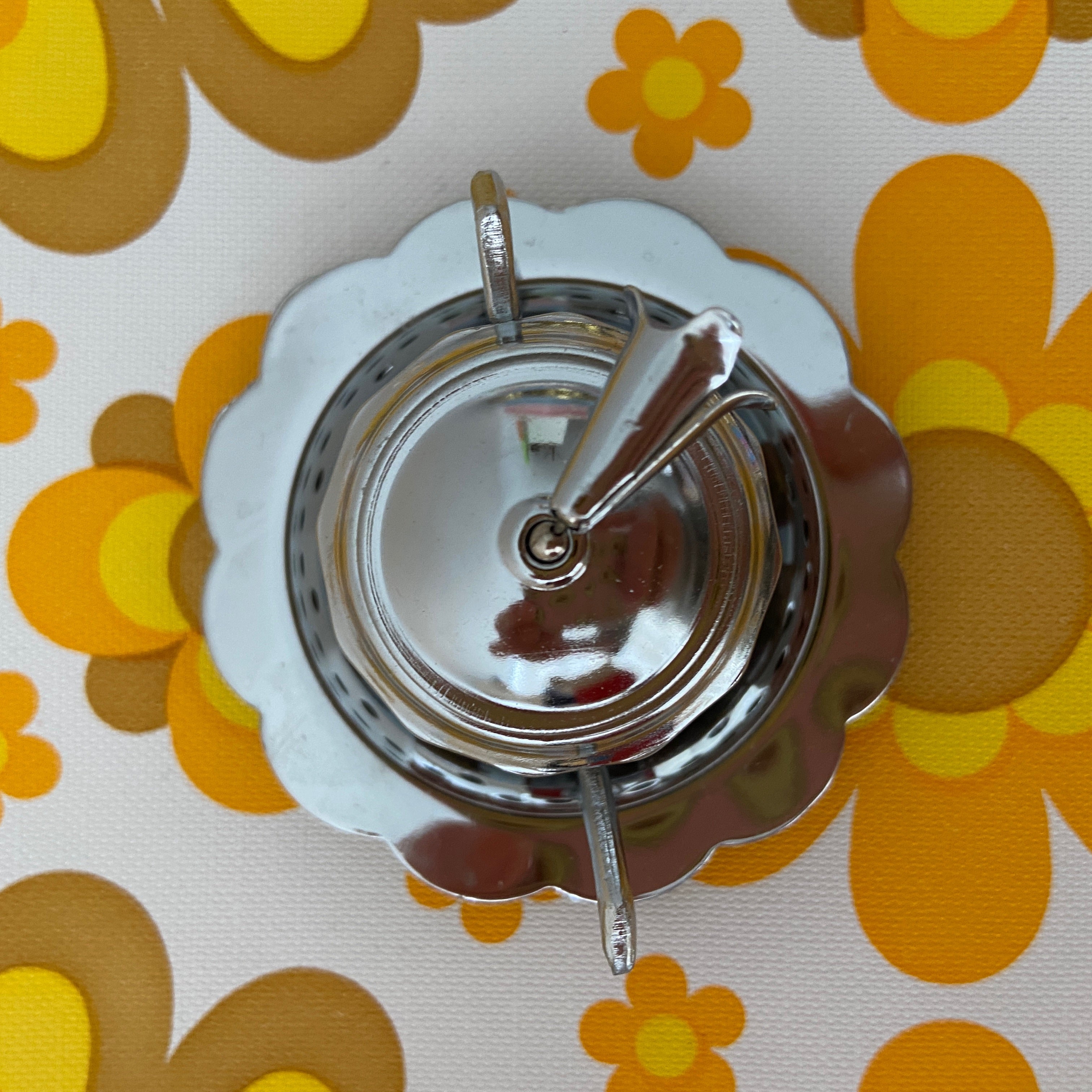 Retro Boxed unused Tea Infuser MINI Steel Set