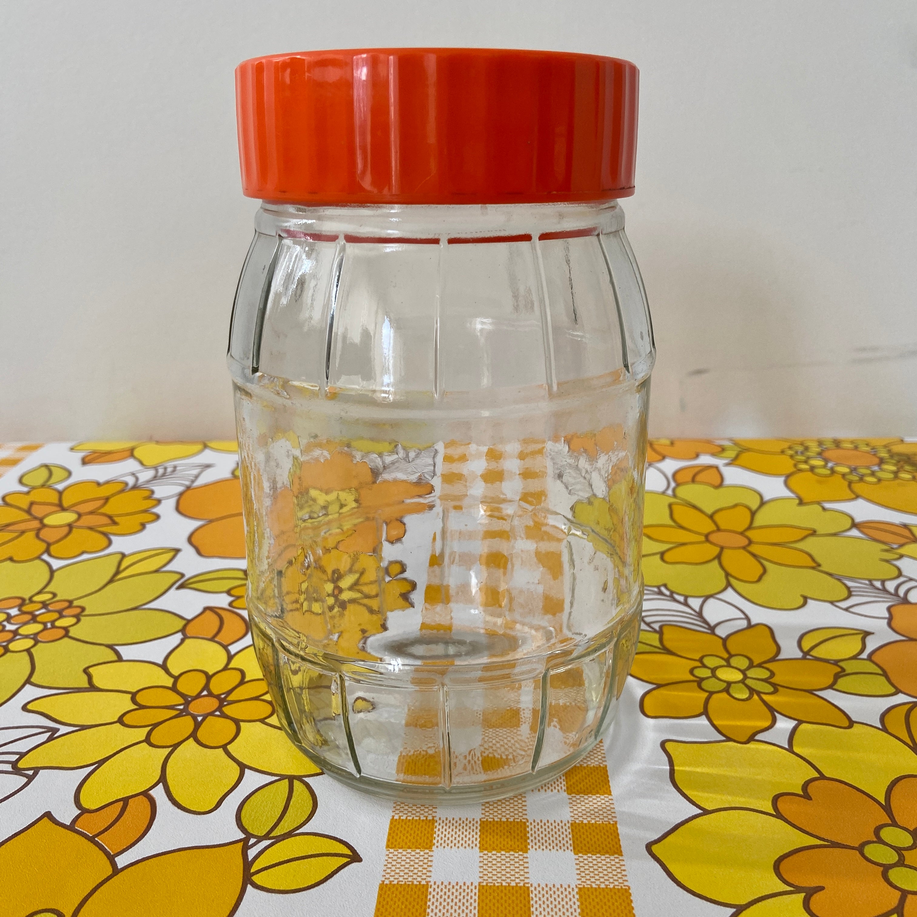 Beautiful Glass Jar Retro KITCHEN Storage