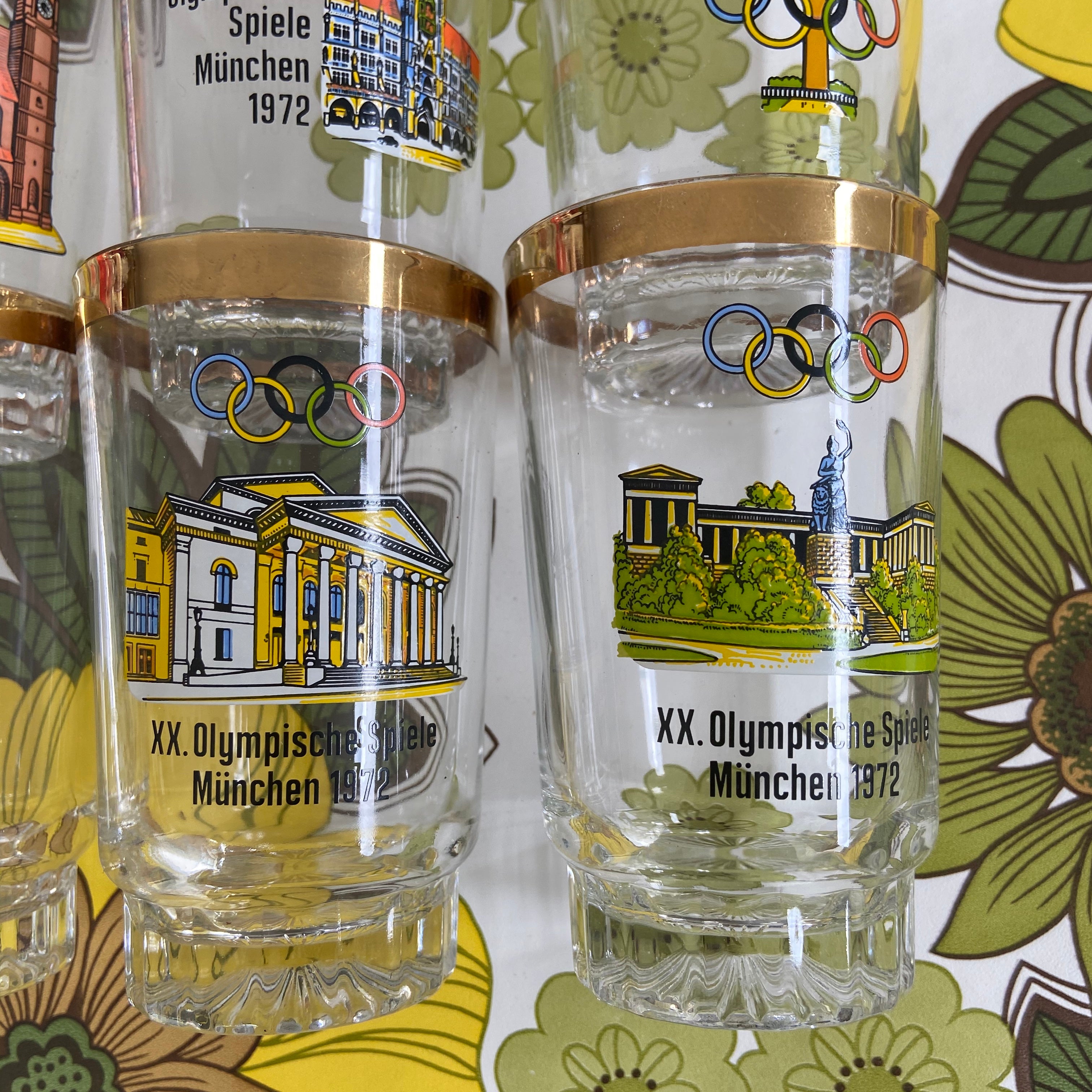 1972 OLYMPICS Olympische Spiele Munchen Set of SIX Collectable Souvenirs