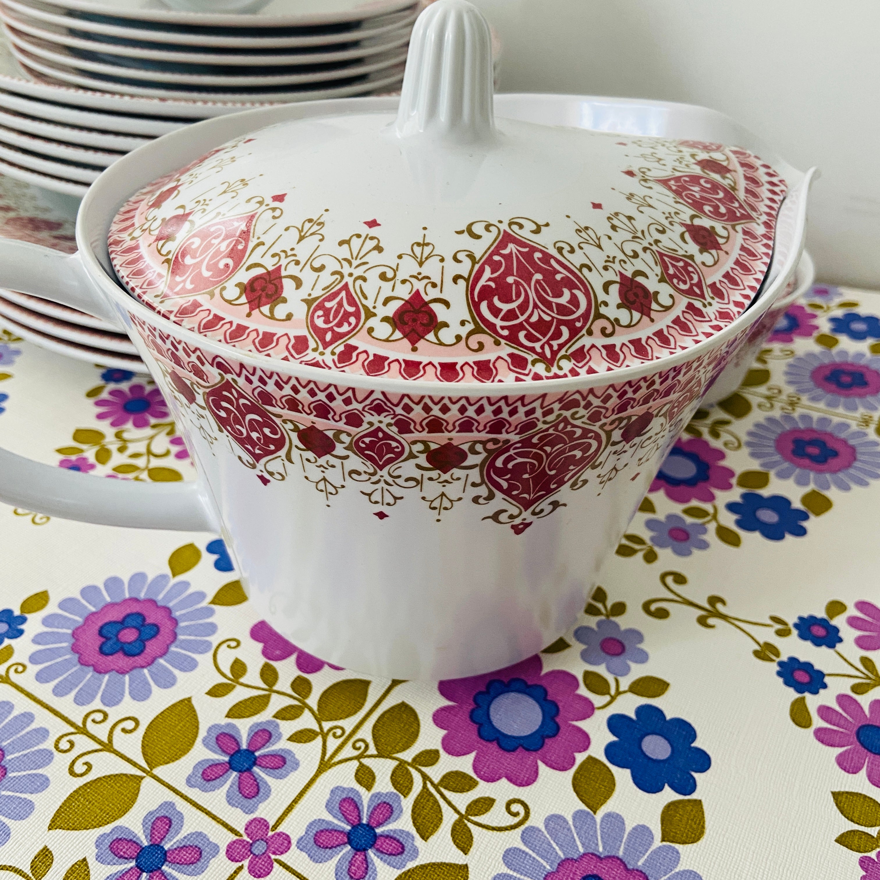 NORITAKE Melamine Dinner Set Camping Caravan FUN Japan