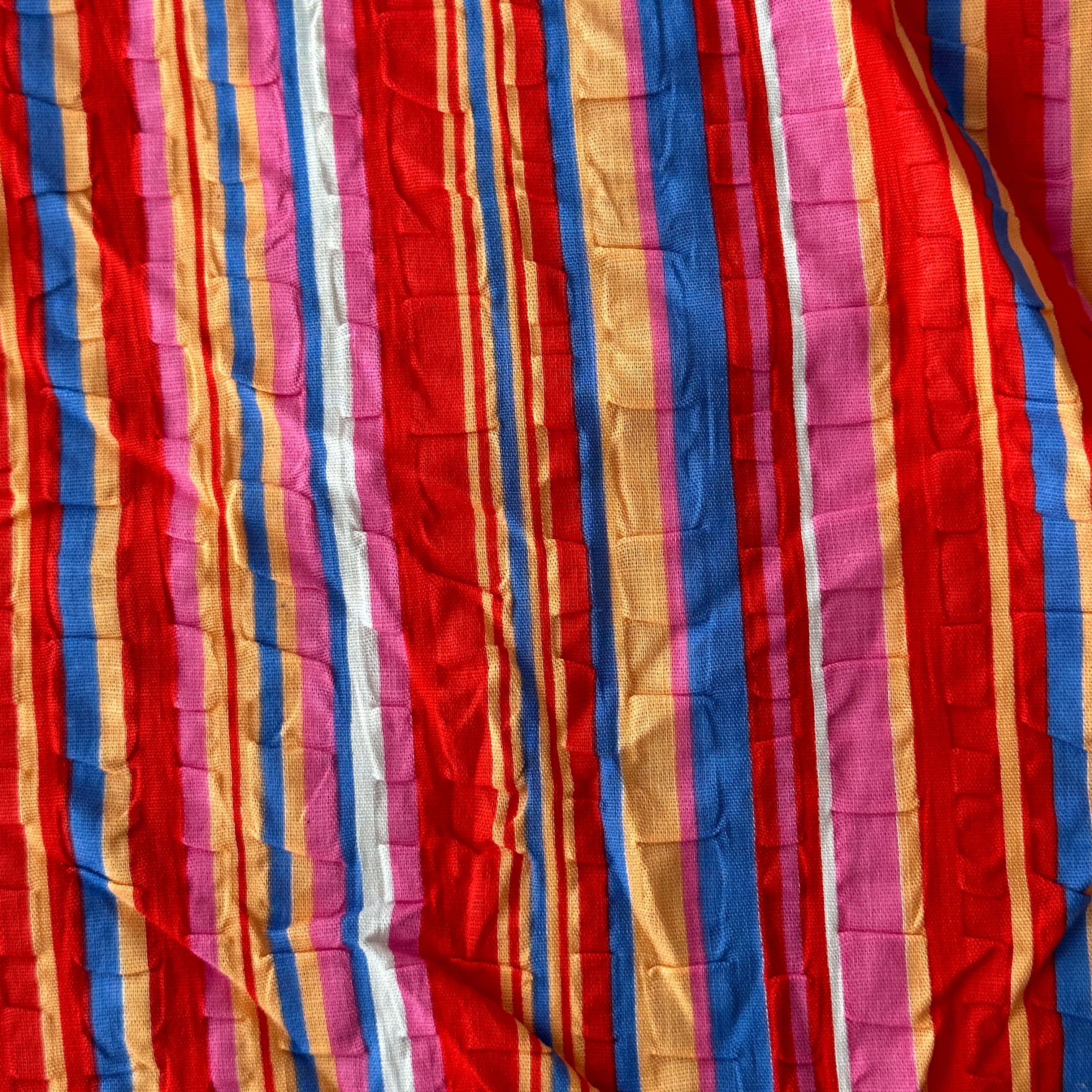 160cms Striped Bright Vintage FABRIC