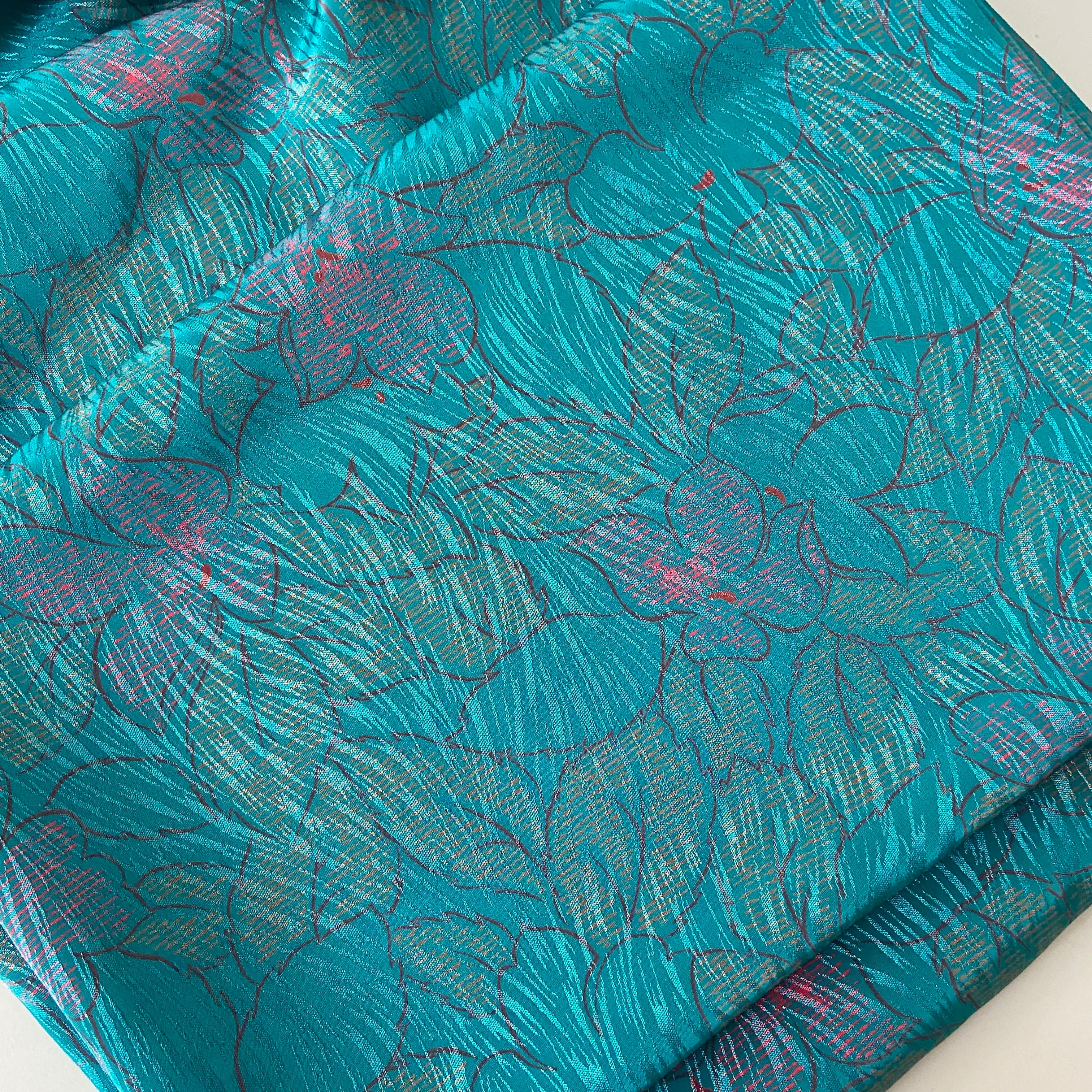 300cms SILKY Smooth Vintage Fabric 80's