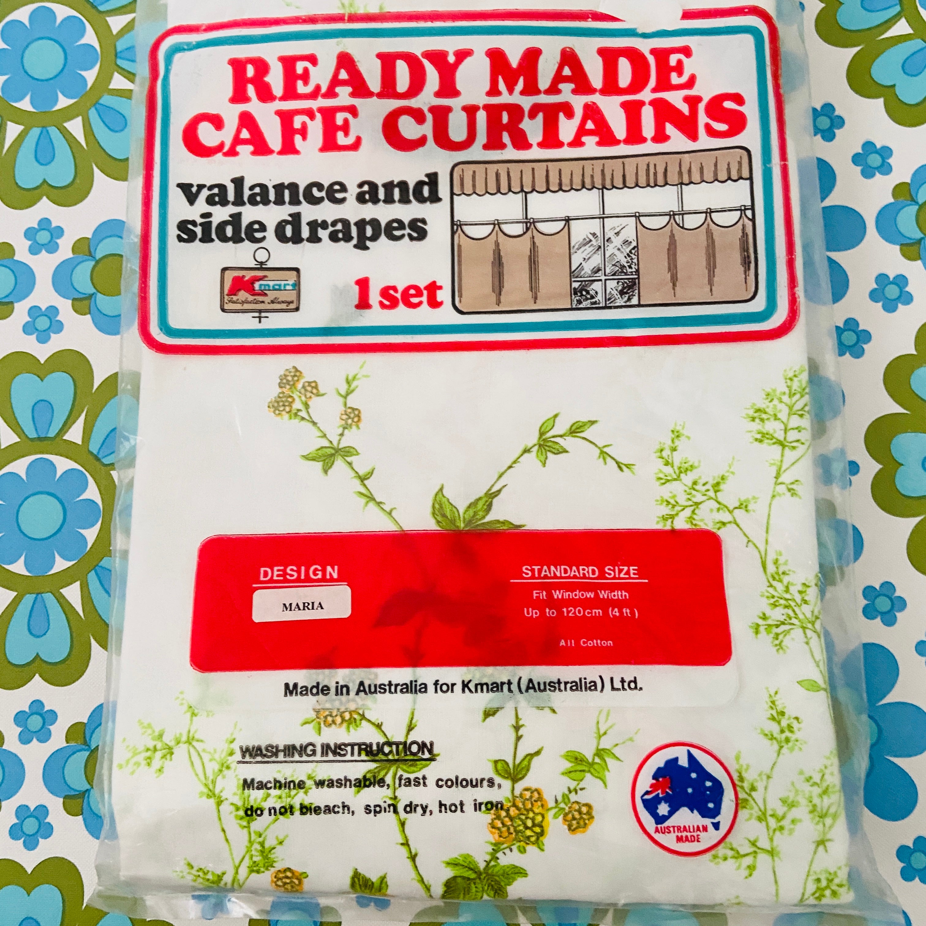 Ready Made Vintage Curtains Australian Made Caravan