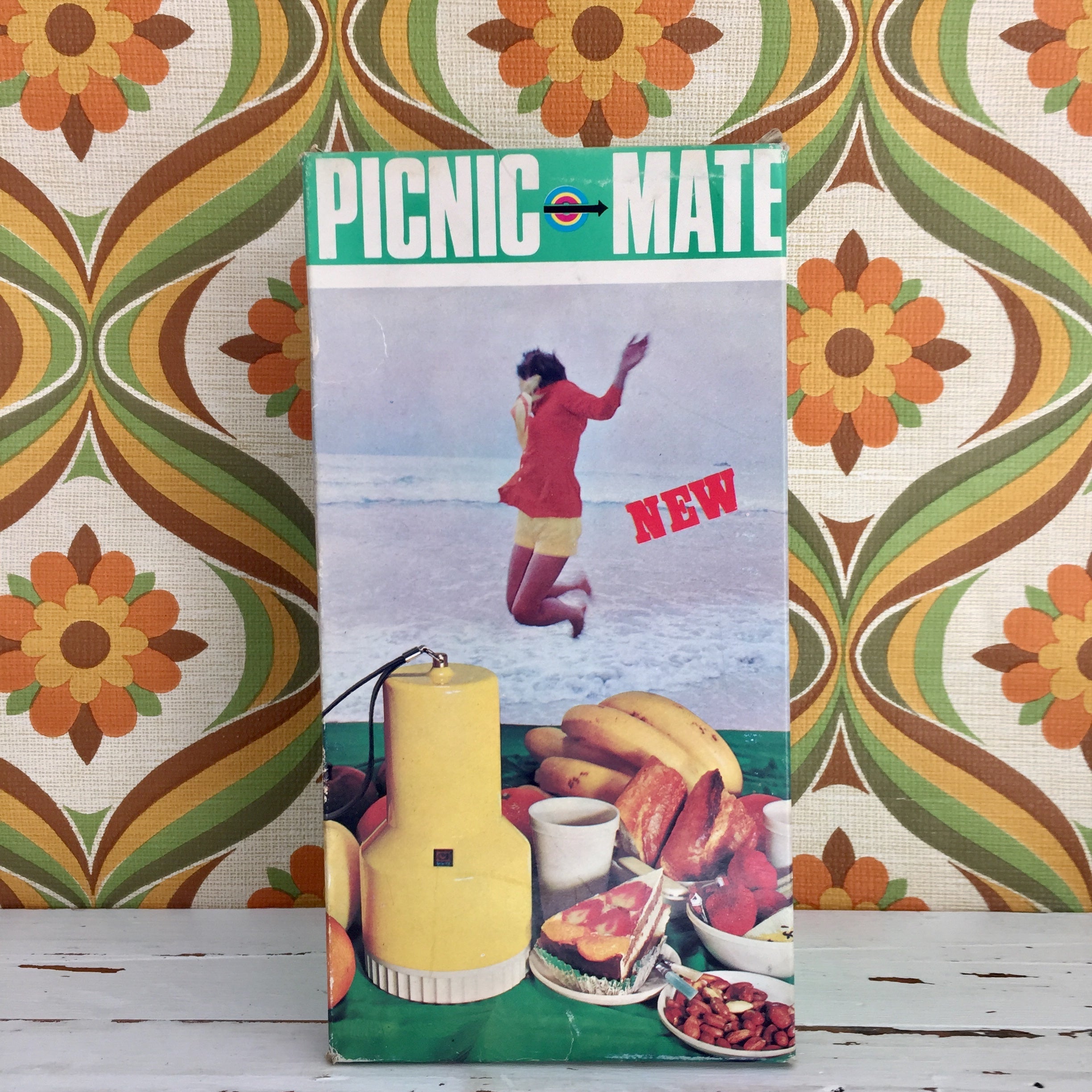 PICNIC MATE Unused Set in Small Portable Carry Container Caravan Camping