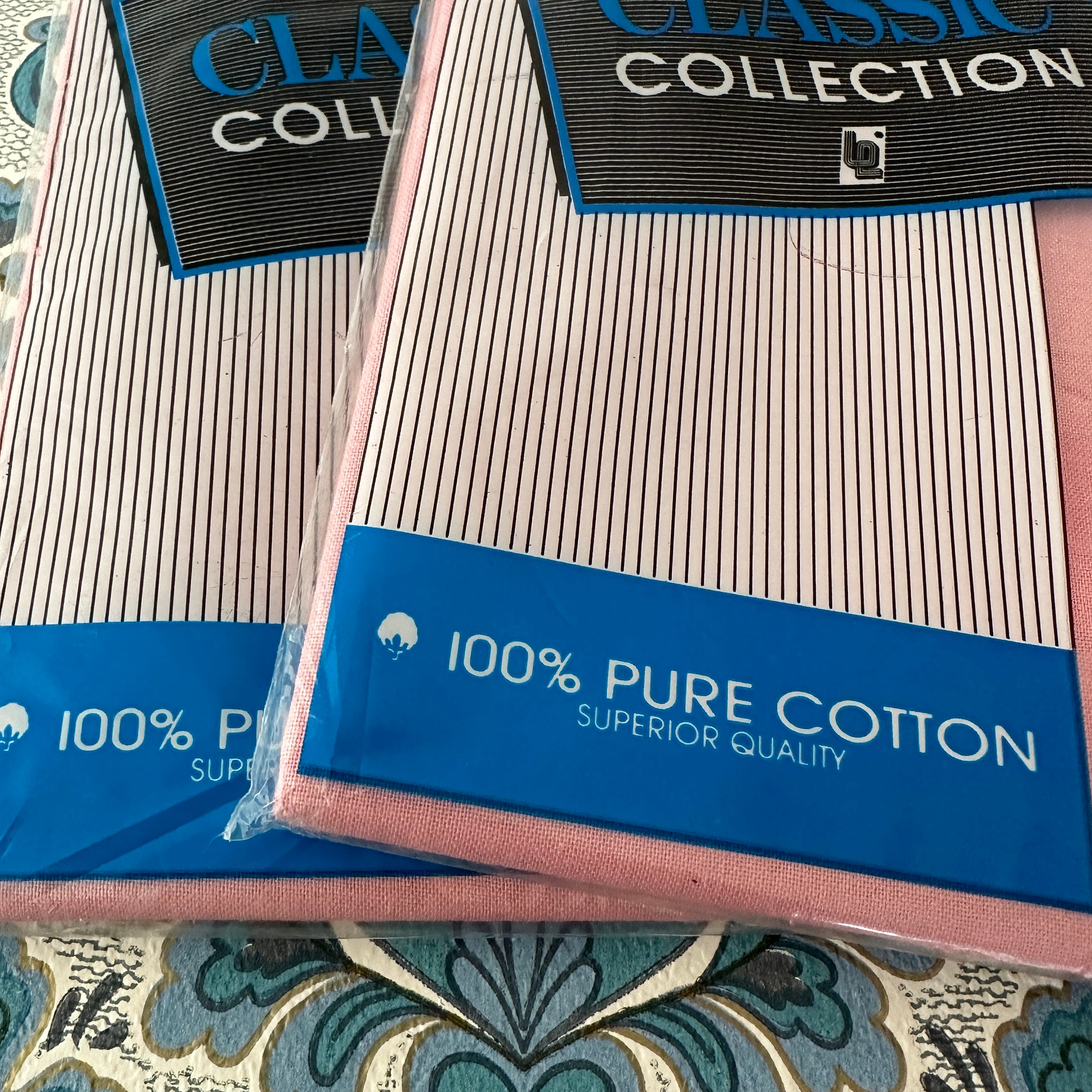 PAIR of 100% Cotton Pillow Cases