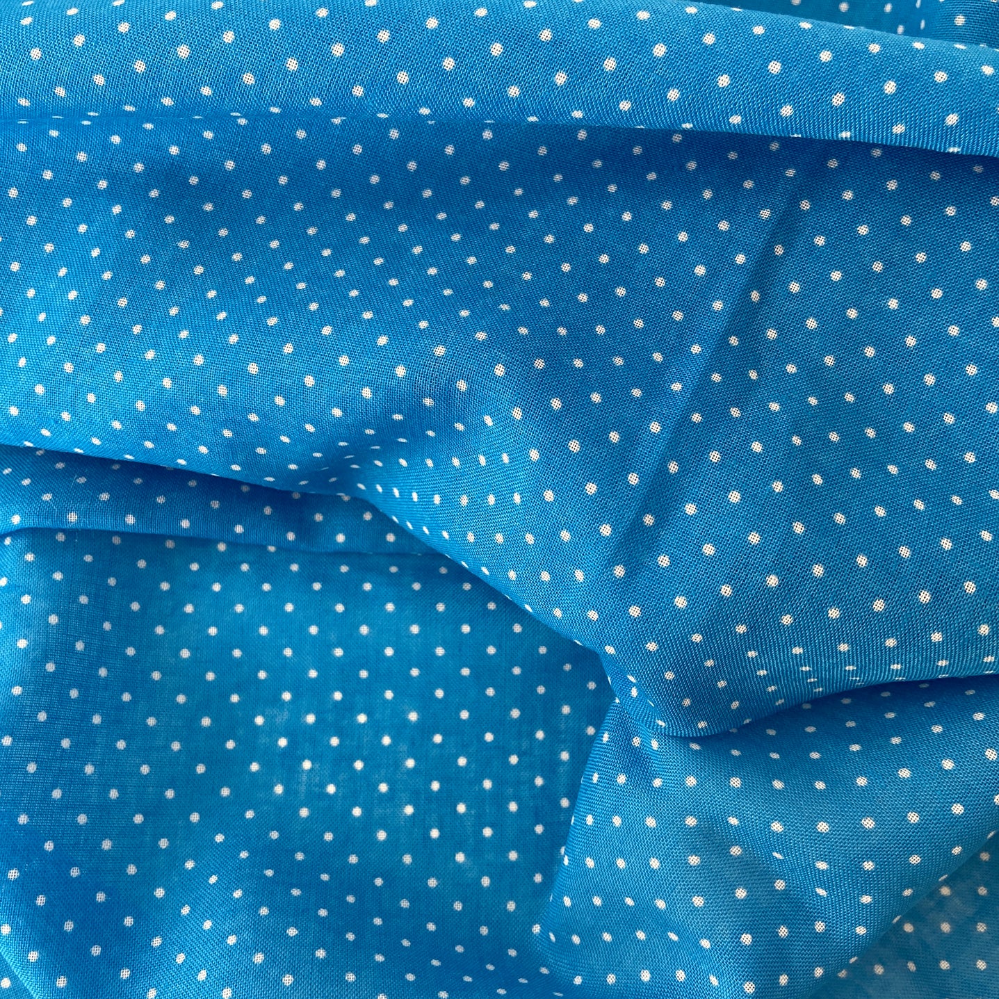 170cms MODERN Blue & White Polyester Cute FABRIC