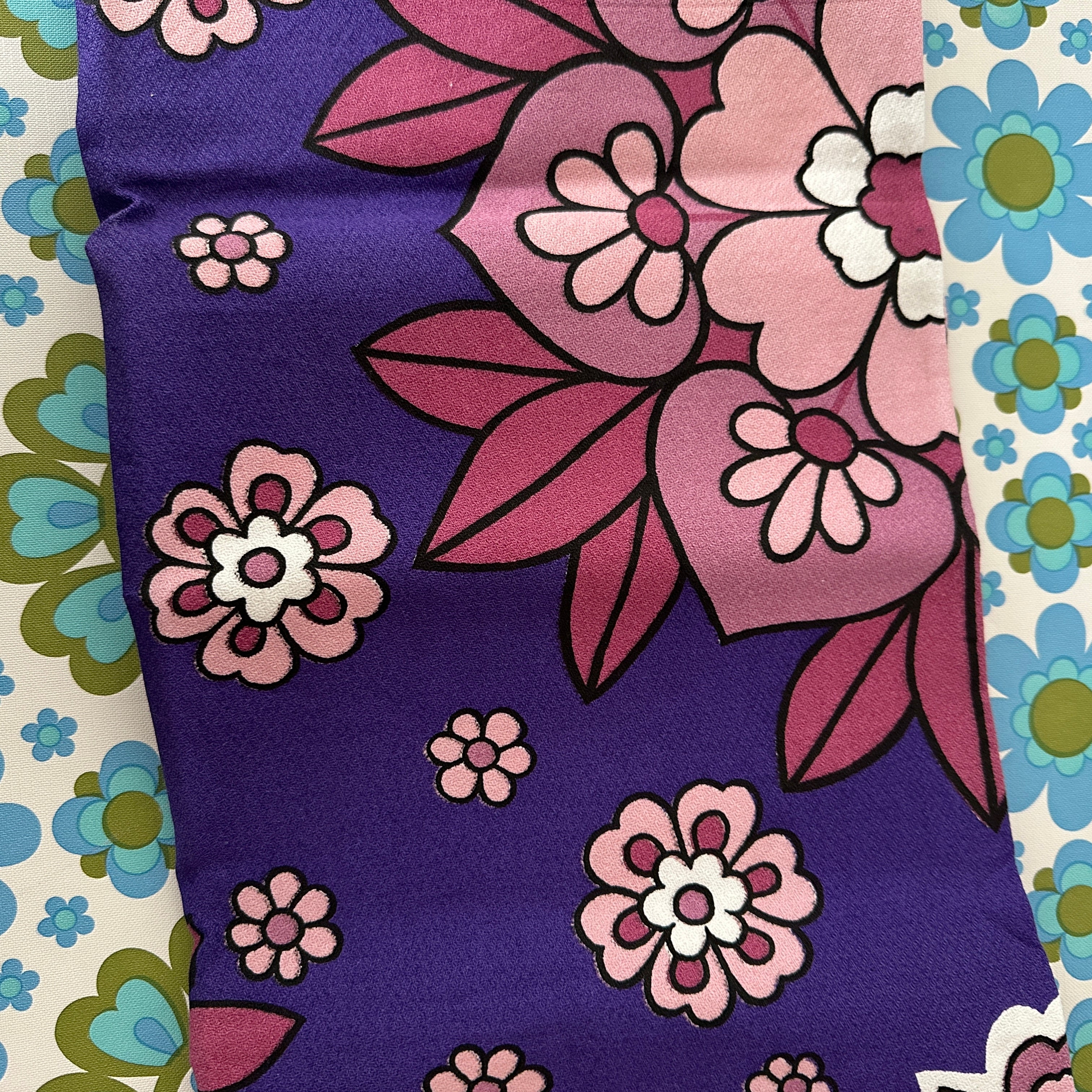 UNUSED Cotton Table Cloth RETRO Caravan