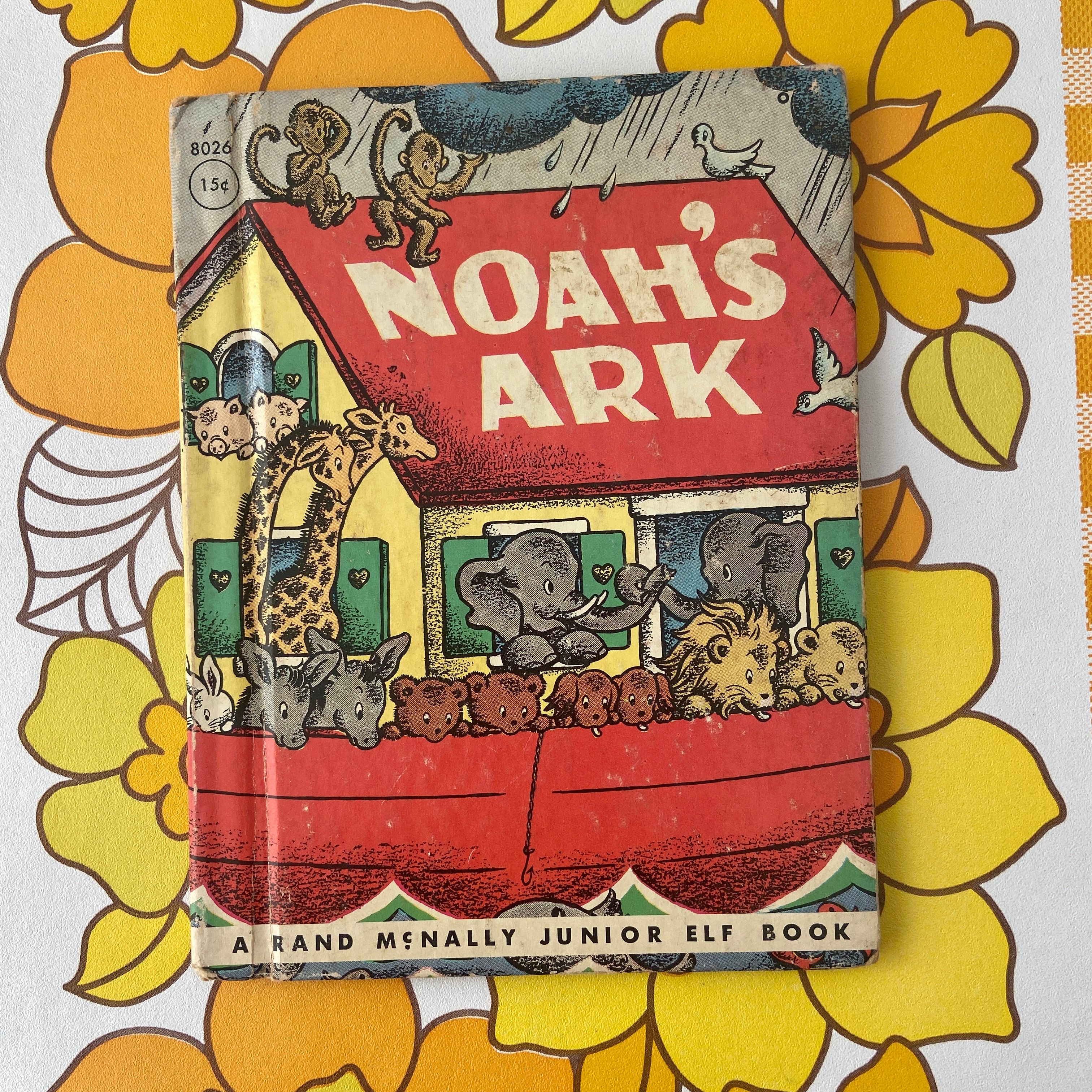 NOAHS Ark Vintage Book McNally Junior Elf Book