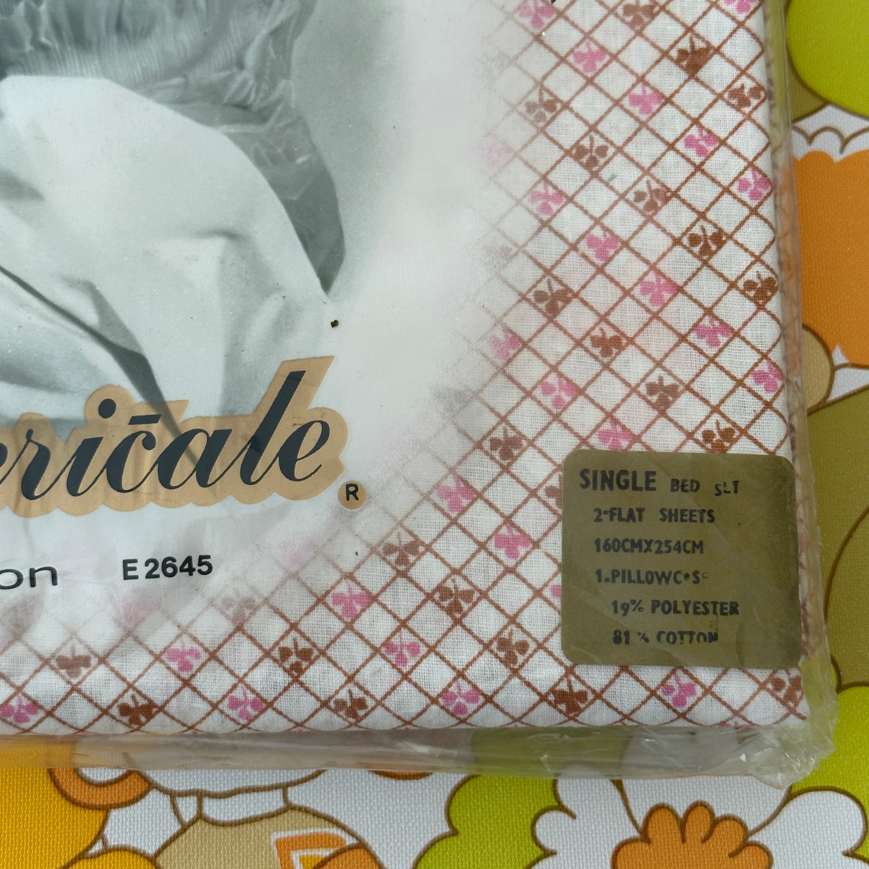 DIANA Dee Single Sheet Set COTTON Flat Pillow Case