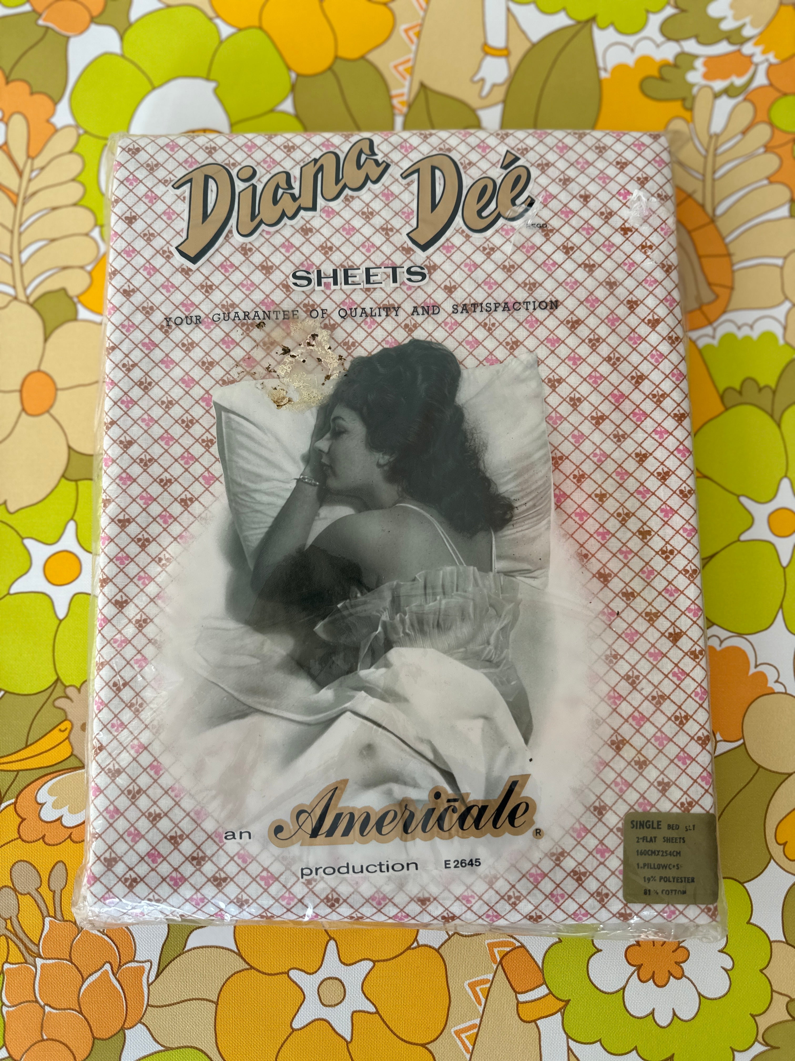 DIANA Dee Single Sheet Set COTTON Flat Pillow Case