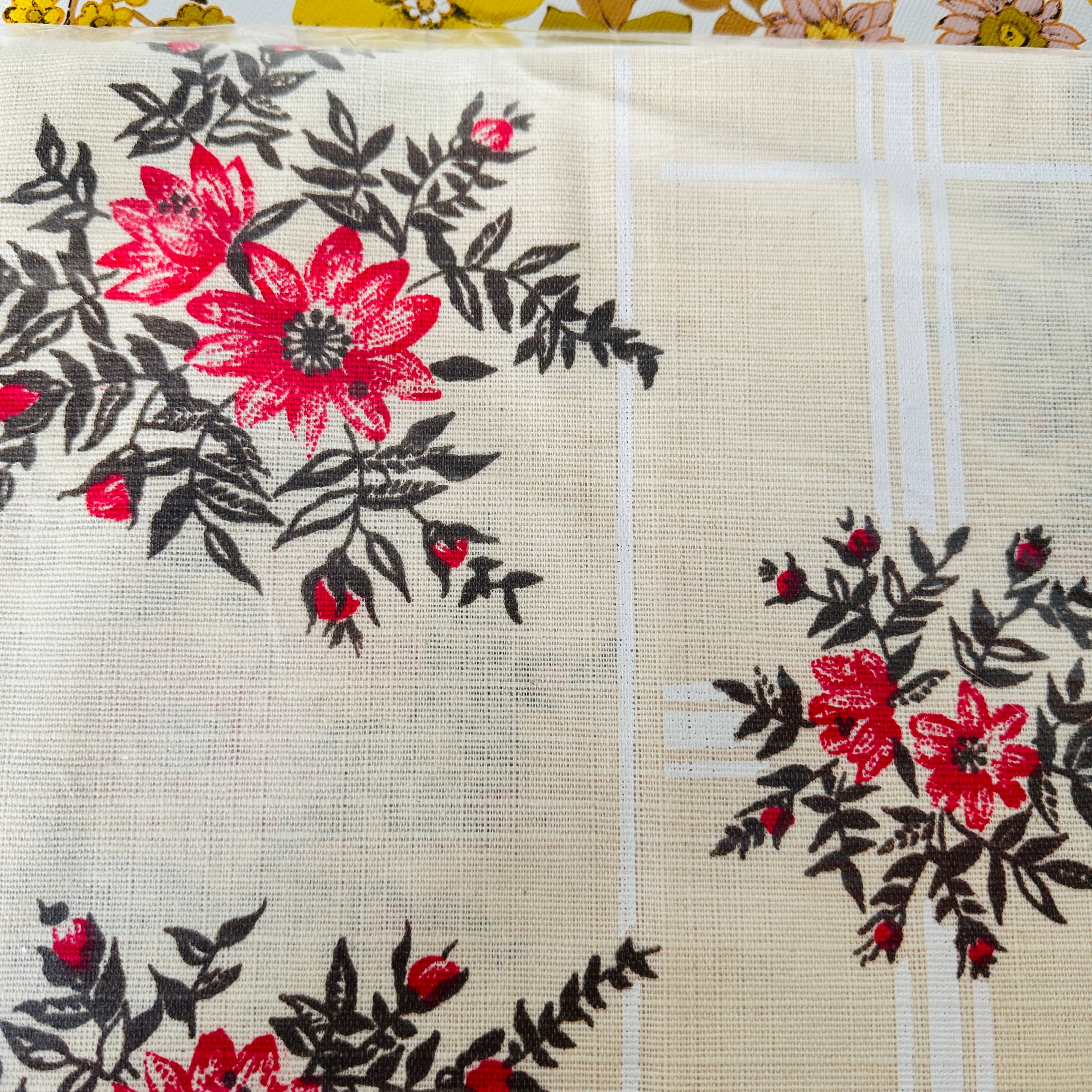 Sweet NOS Vintage Cotton Table Cloth