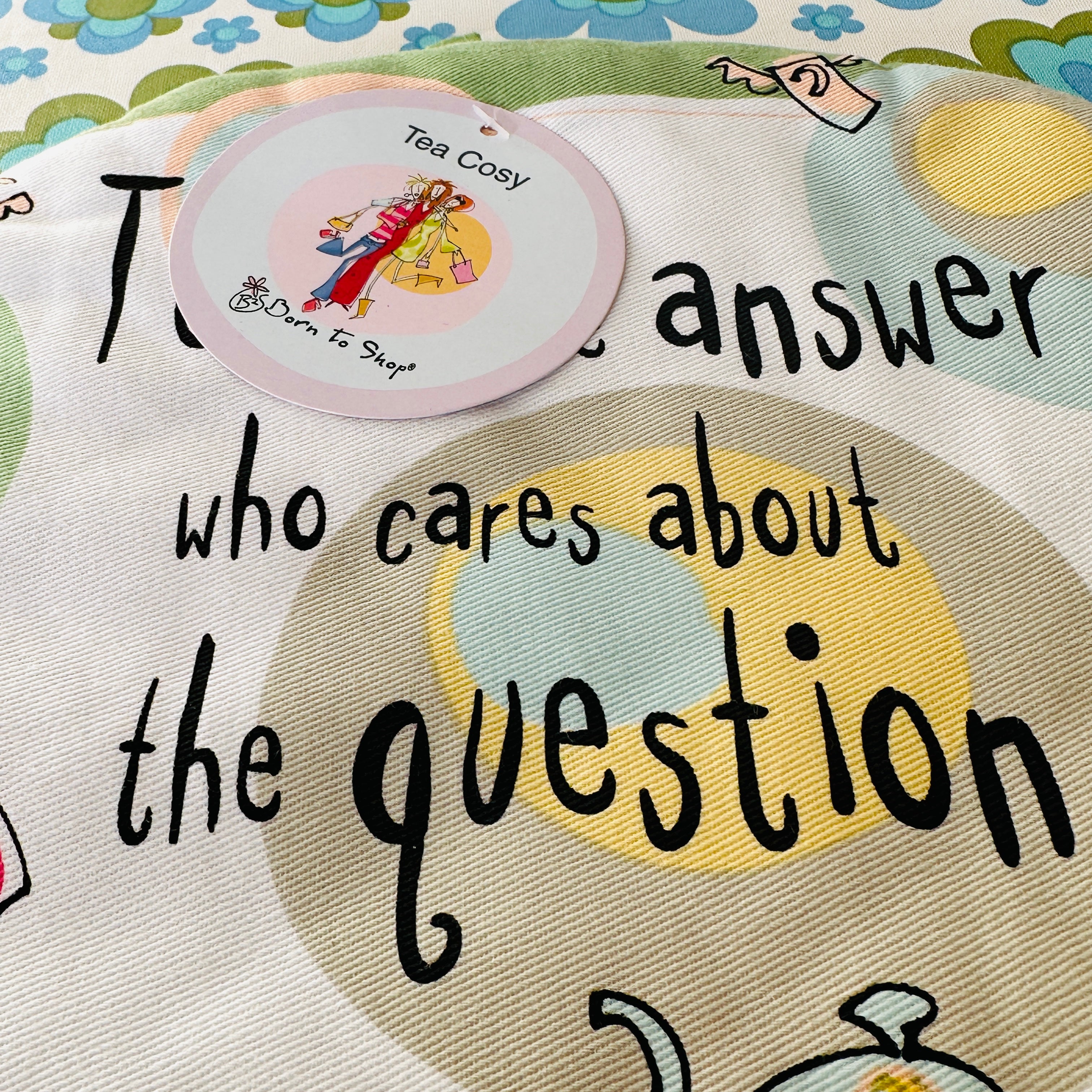 TEA Cosy Johnson Bros MODERN Unused Tag