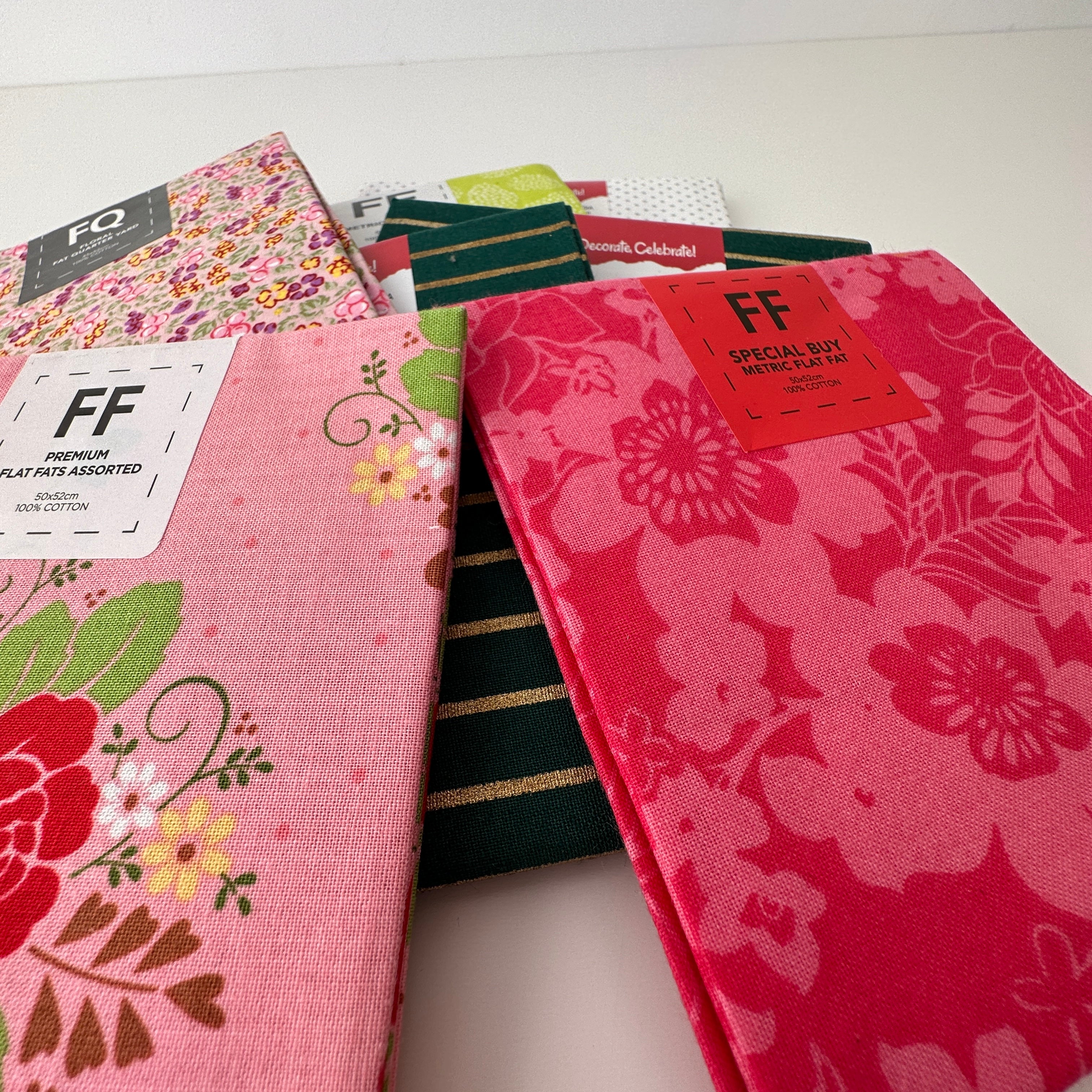 x 7 MODERN Fat Quarters 100% Cotton