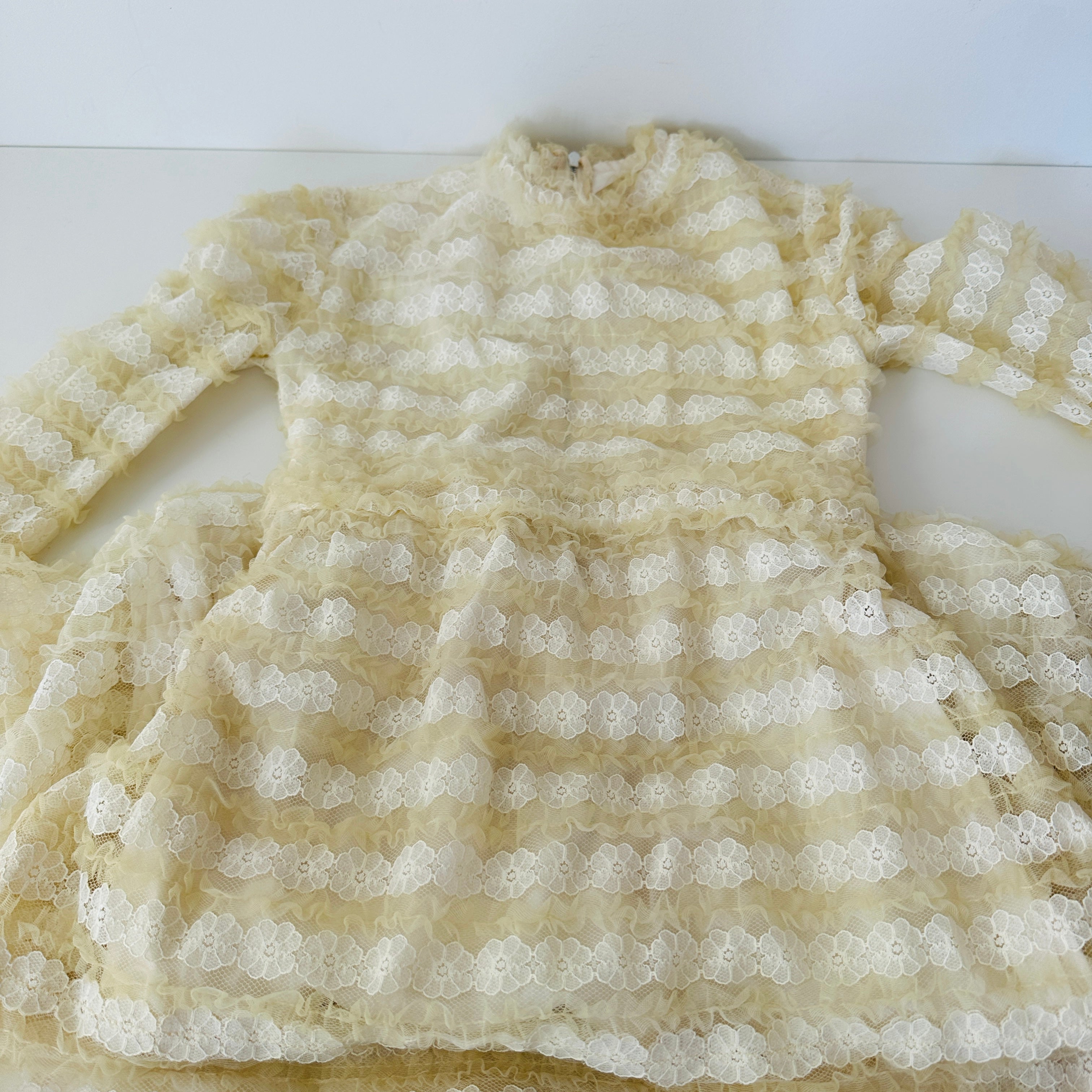 Antique Girl Lace Dress Communion