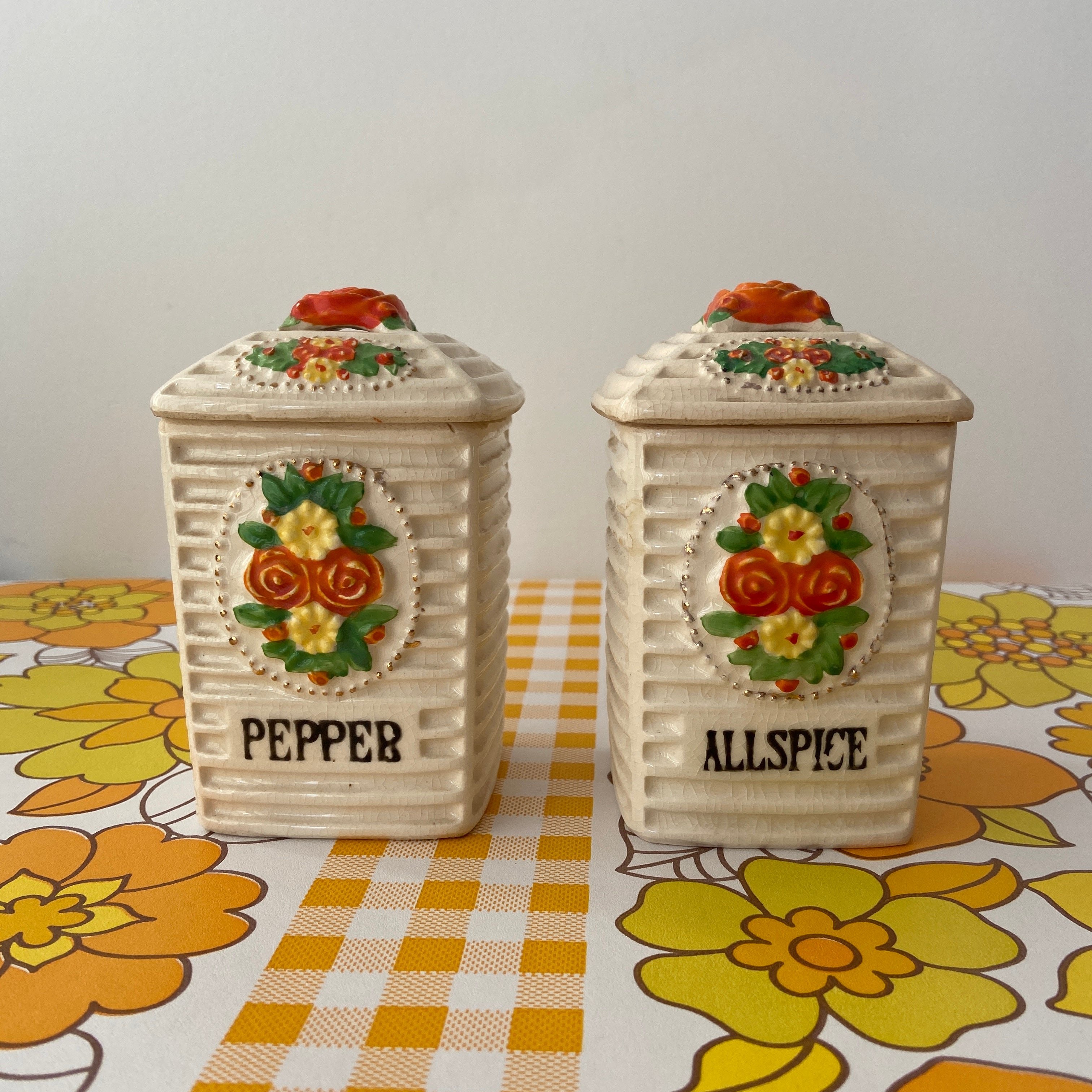 Spice Pepper VINTAGE Orange Retro 70's