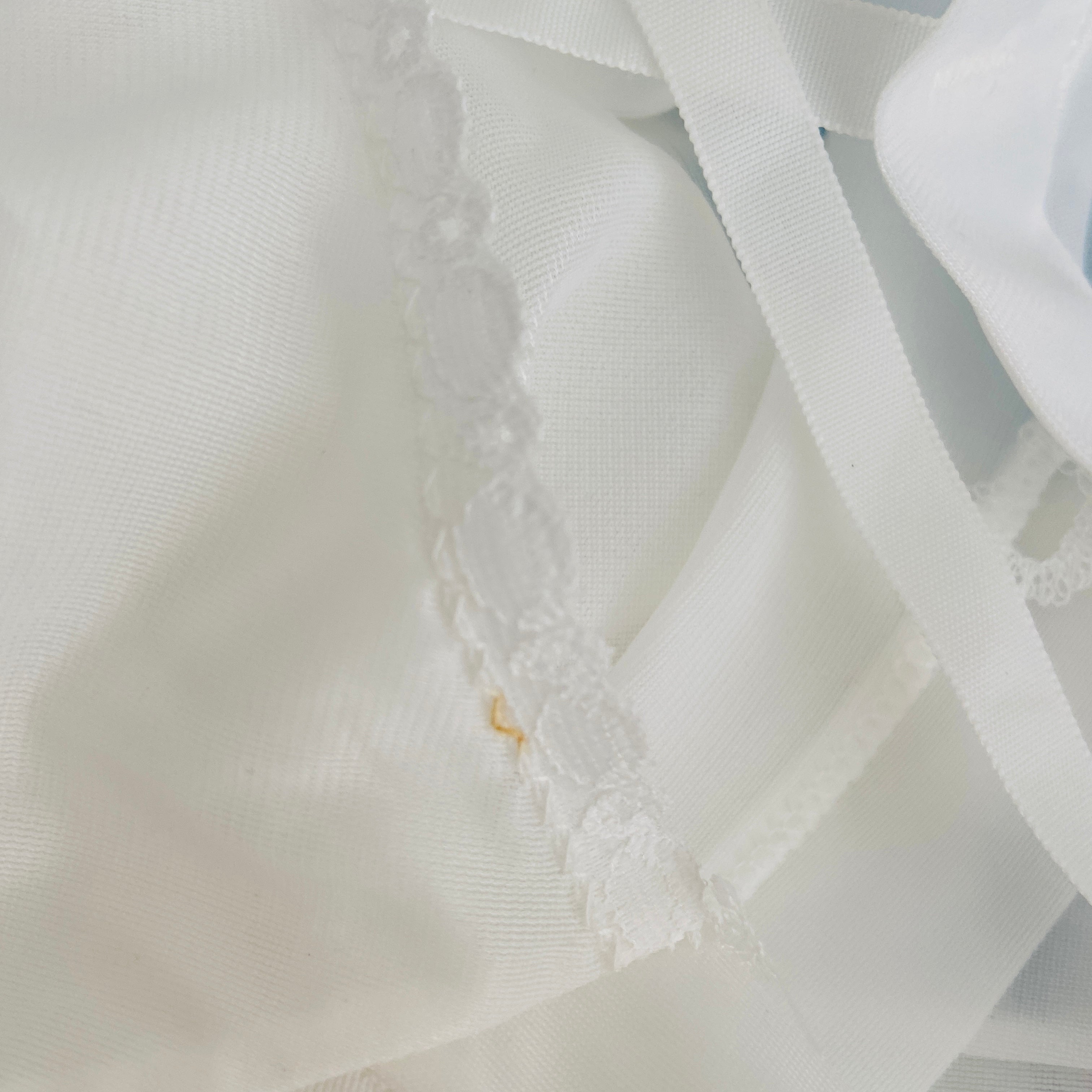 Vintage WHITE Slip Lingerie TRICOZETTE Pretty