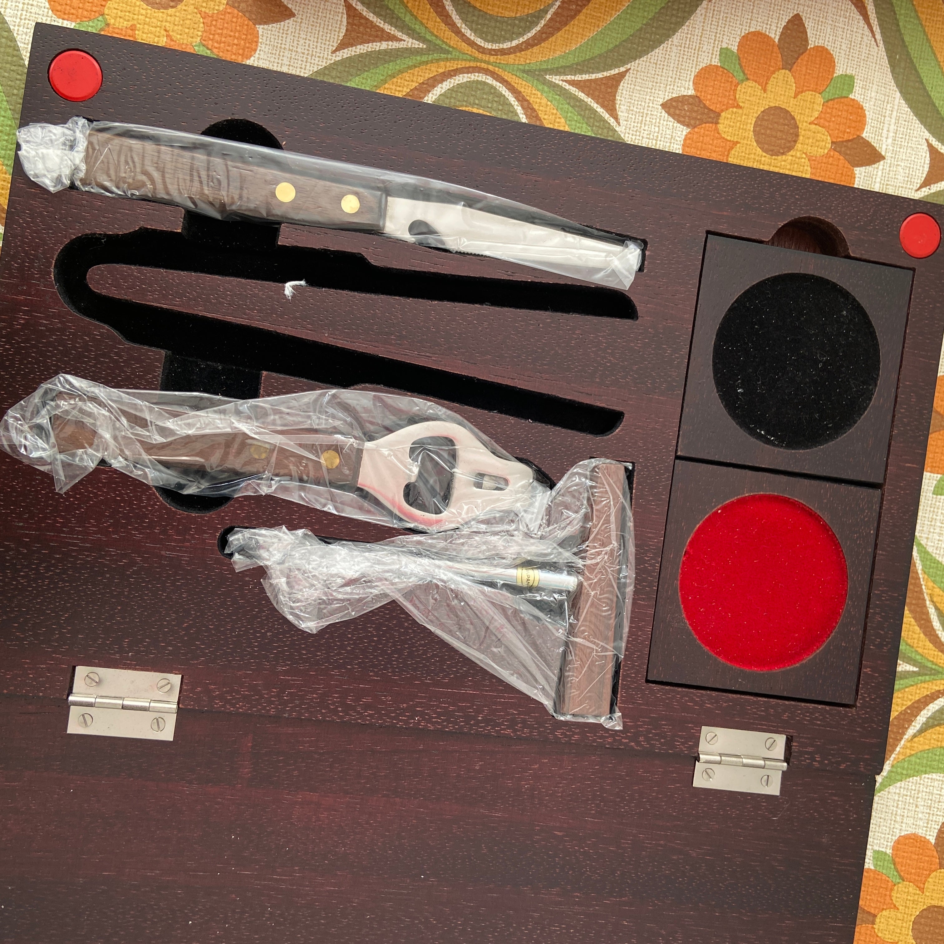 UNUSED Boxed Bar Set RETRO VIntage