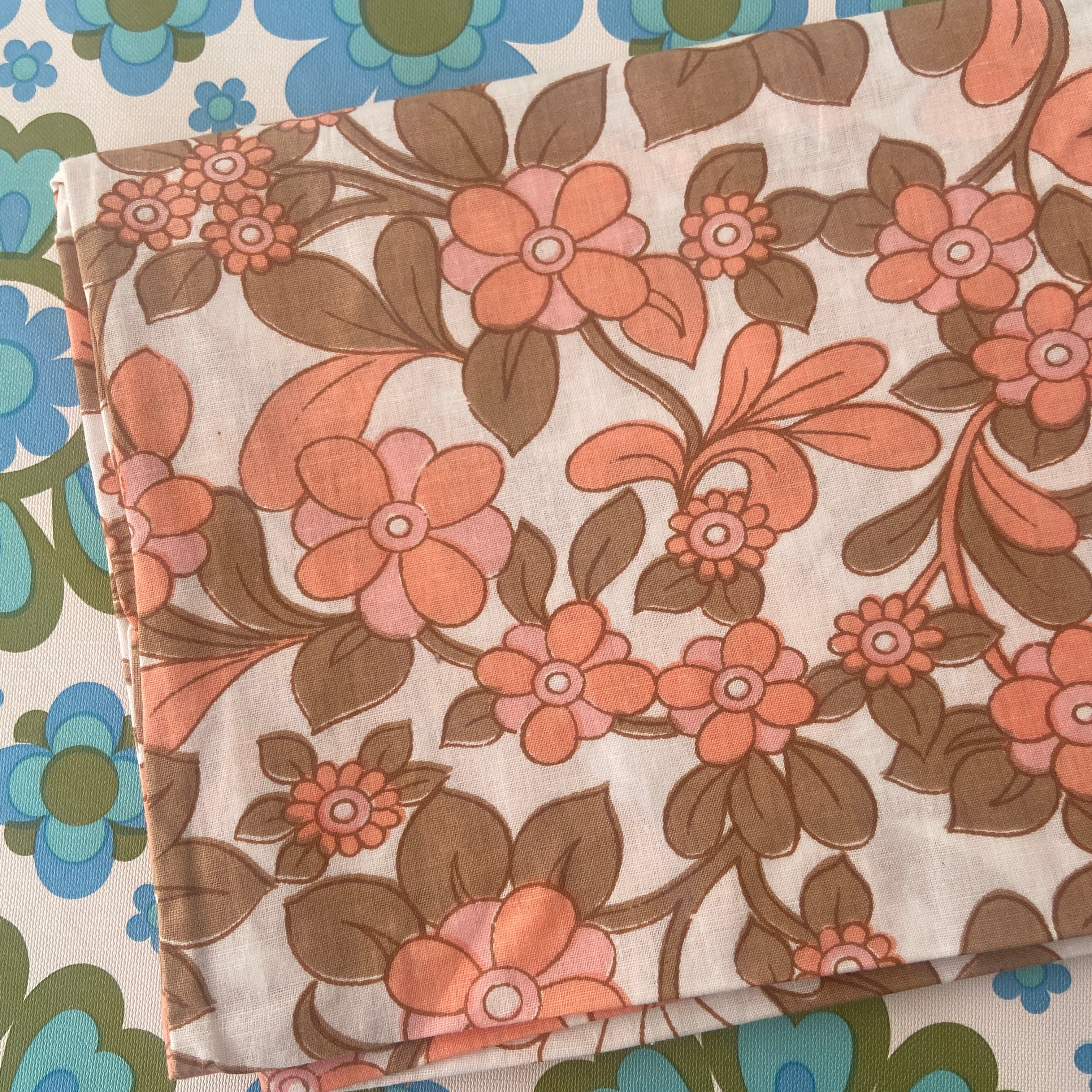 UNUSED Cotton Retro Pillow Case