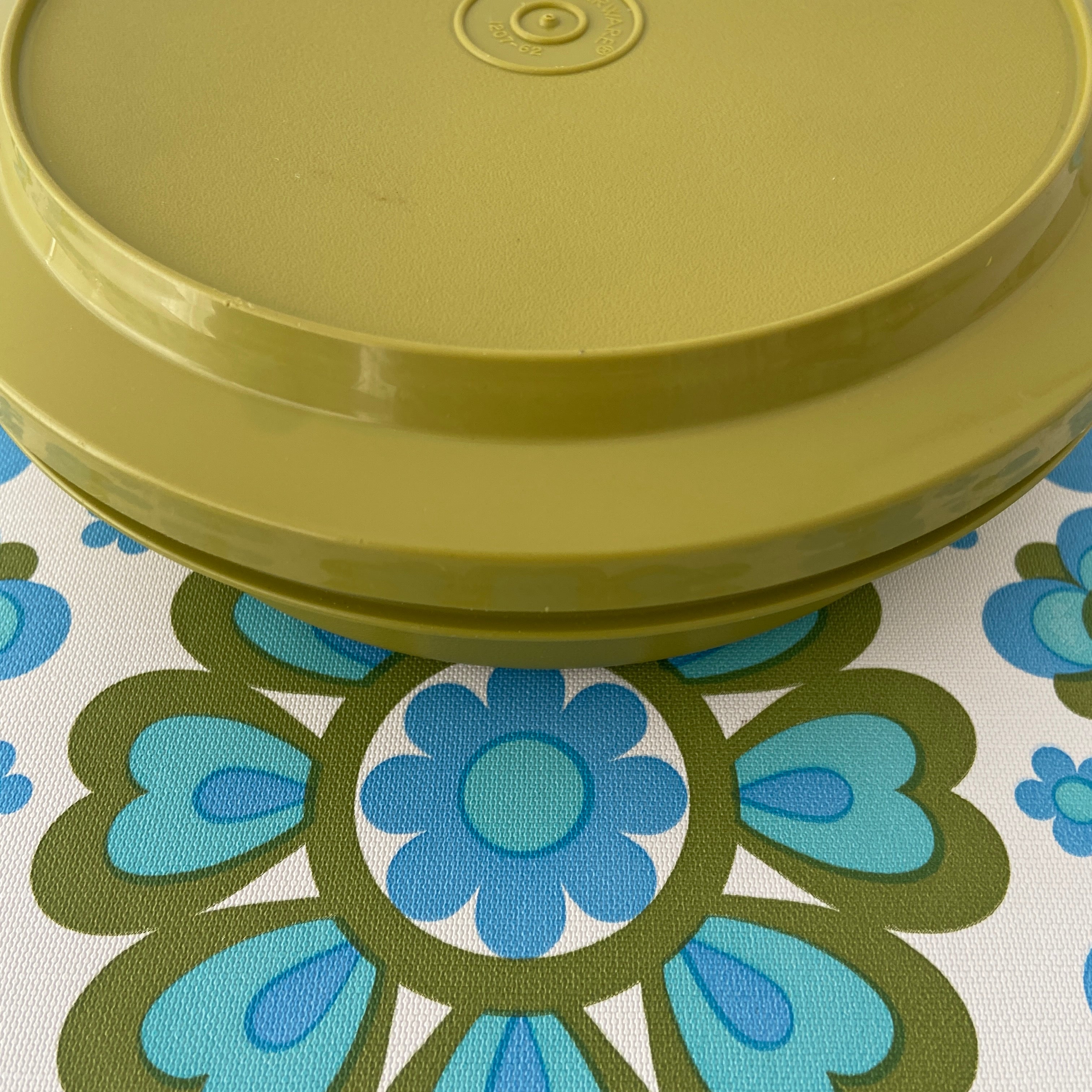 Tupperware GREEN Retro Kitchen Storage Container x 1