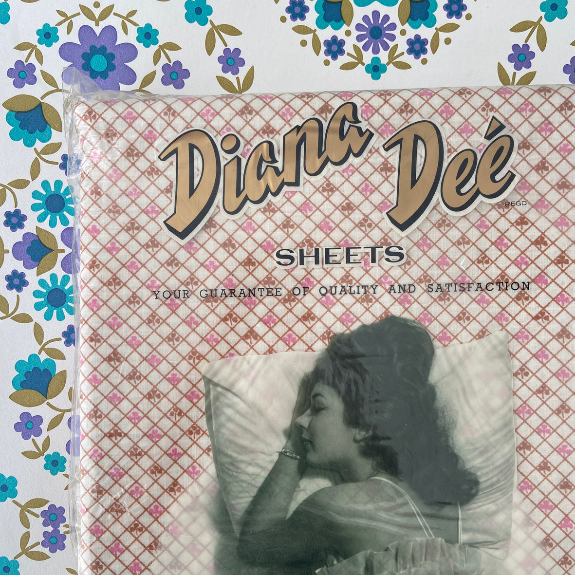 UNUSED Old New STOCK Vintage All Cotton Sheet FABRIC x 1