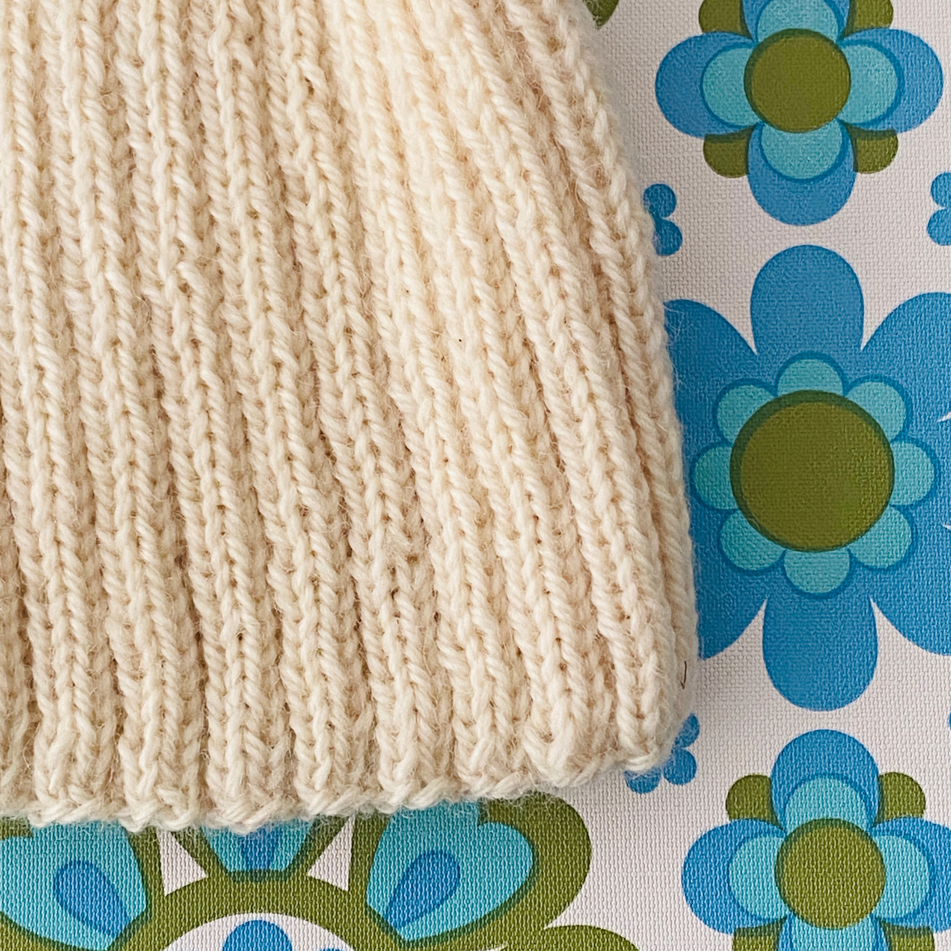 Small to Medium Size Handmade Beanie UNWORN Green