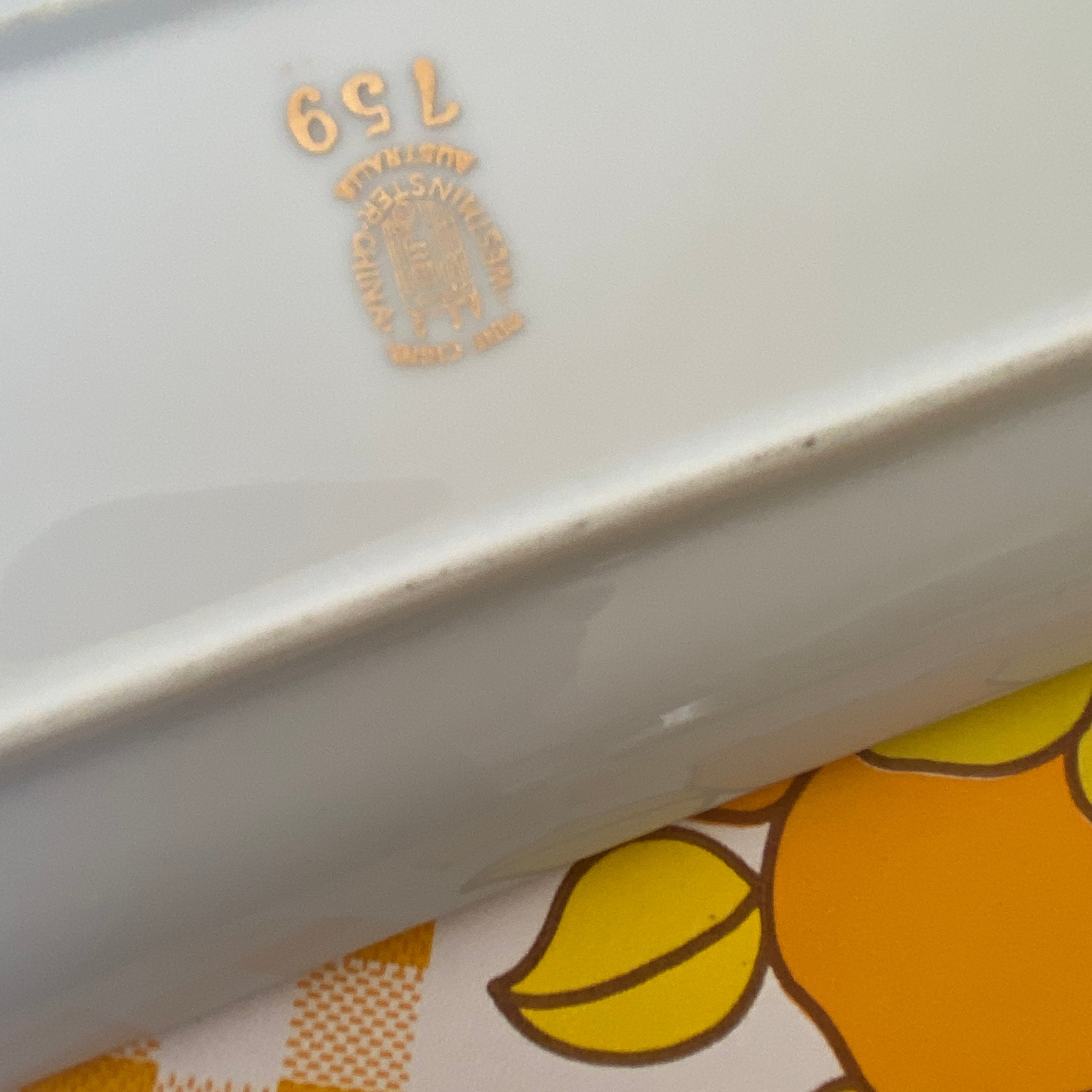 WESTMINSTER 759 Cake Sandwich Plate Roses