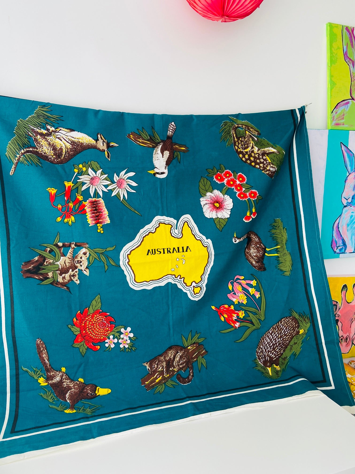 Australia Cotton Table Cloth Souvenir