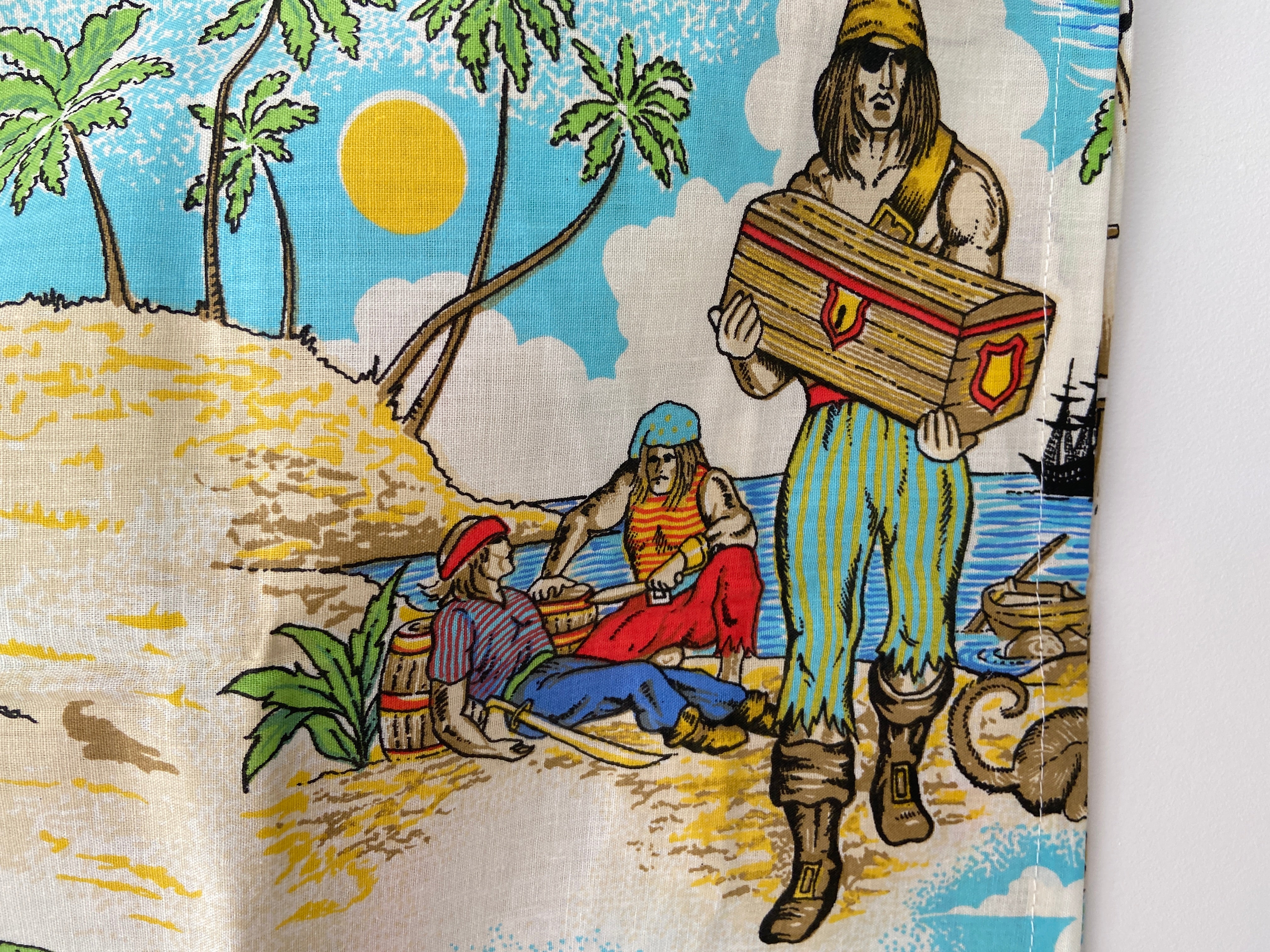 Pirate NOS Pillow Case Child's Bedroom