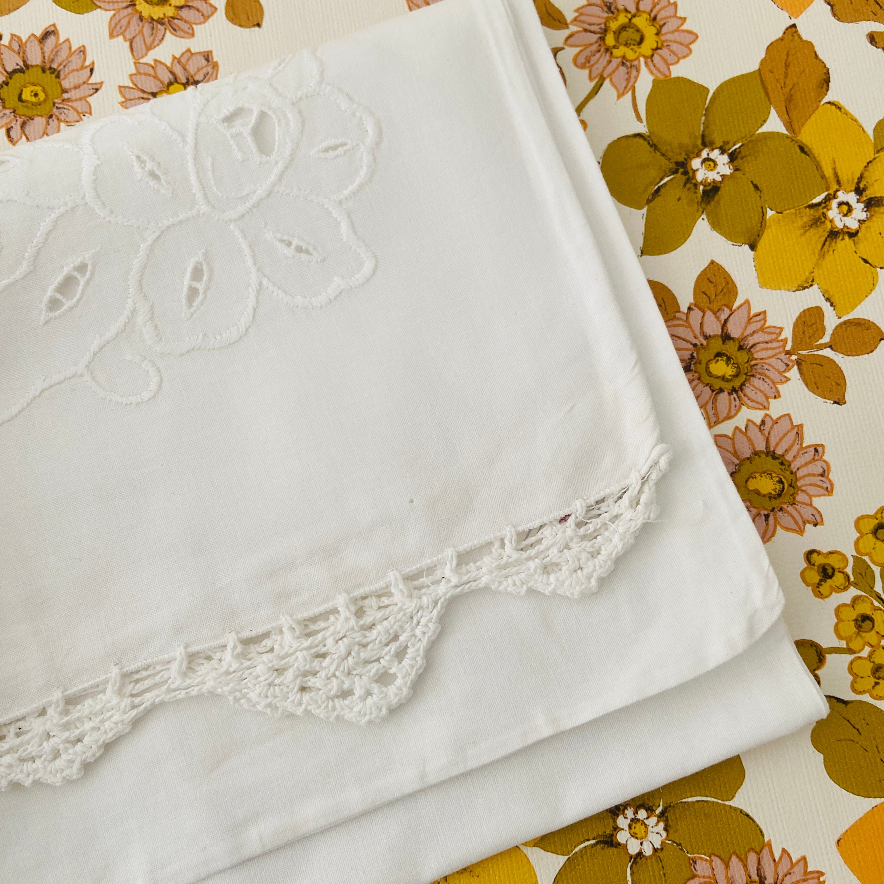 Stunning Embroidered Crisp Linen Pillow Case