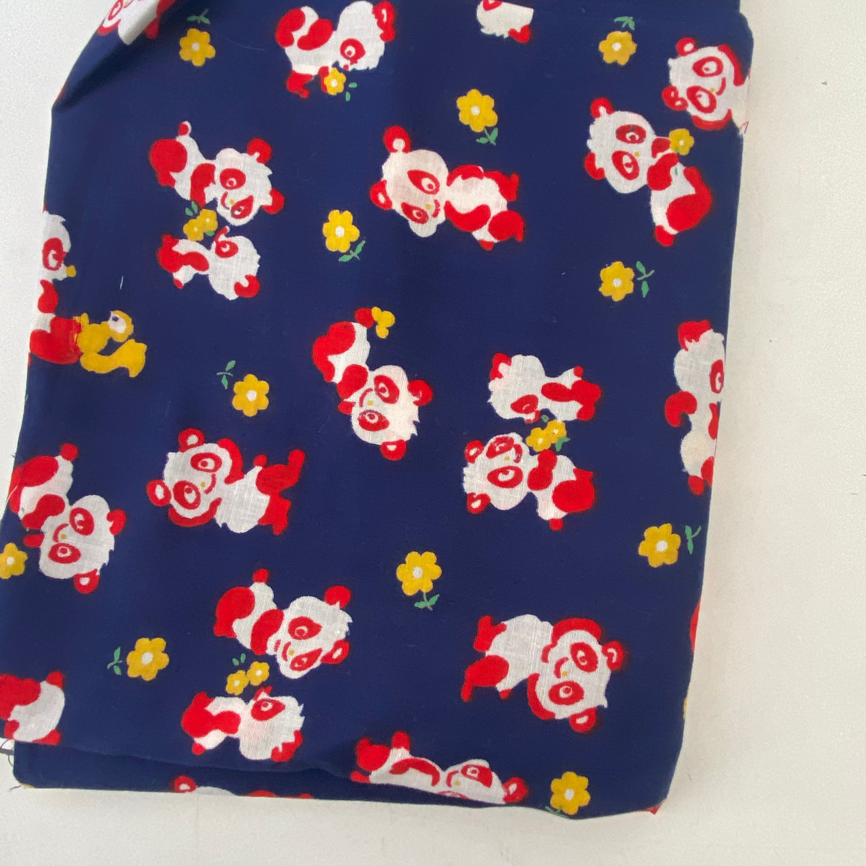 150cms Light Cotton Fabric Panda KIDS Bedroom