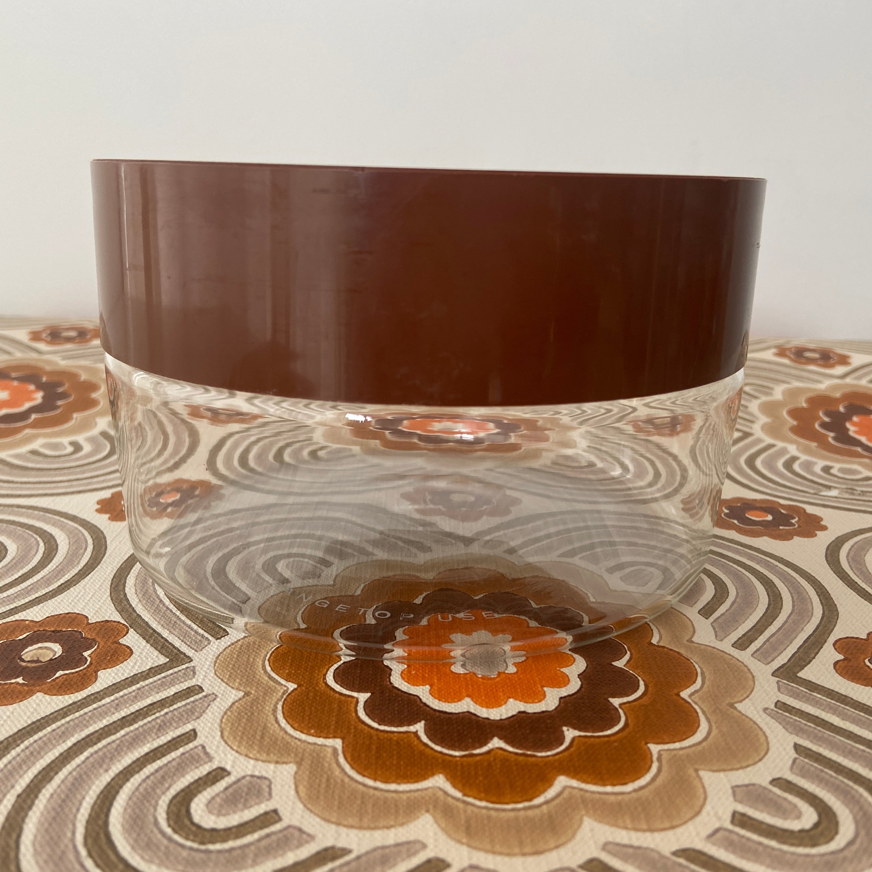 Vintage PYREX Jar Brown Retro