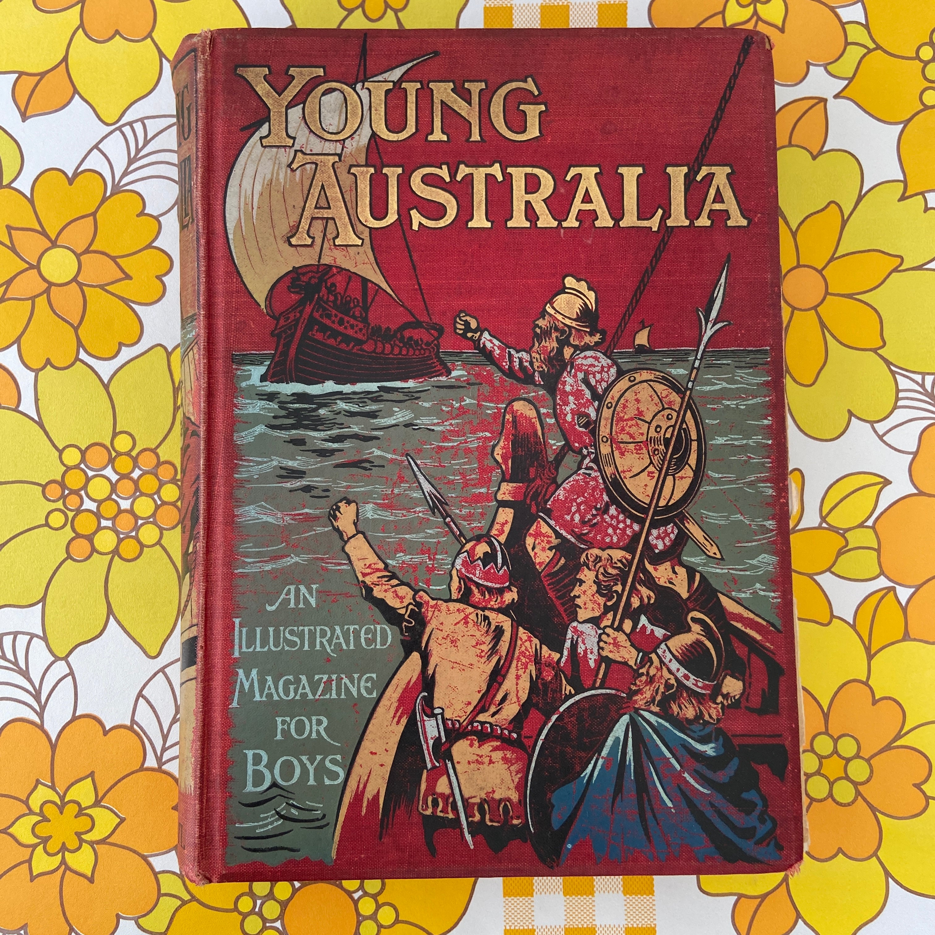 VINTAGE Large Young Australian Book FOR BOYS
