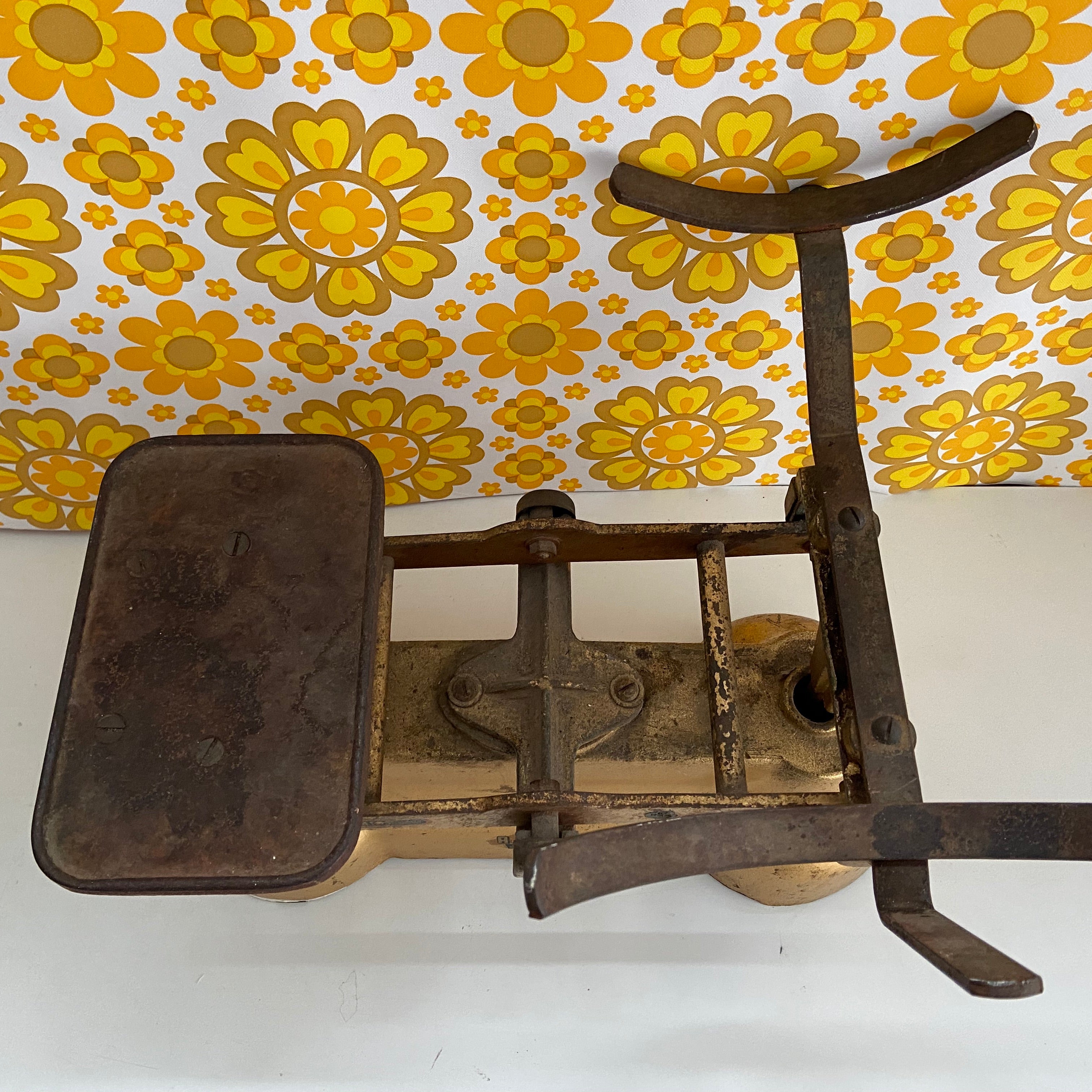 RARE Ajax Scales Cool Kitchen Display VINTAGE Farm House