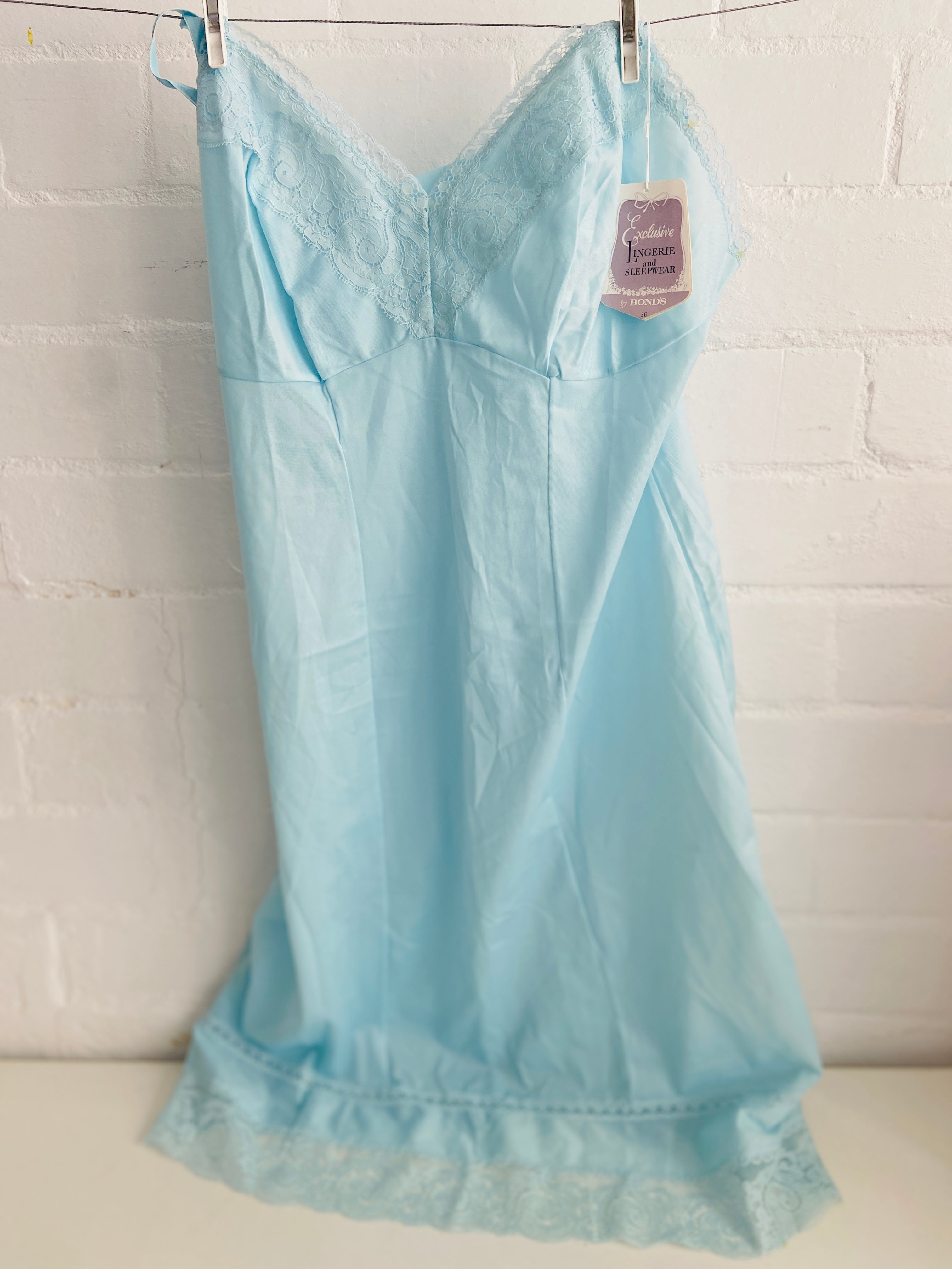 Retro Bonds Slip Lingerie BLUE W Tag Pretty