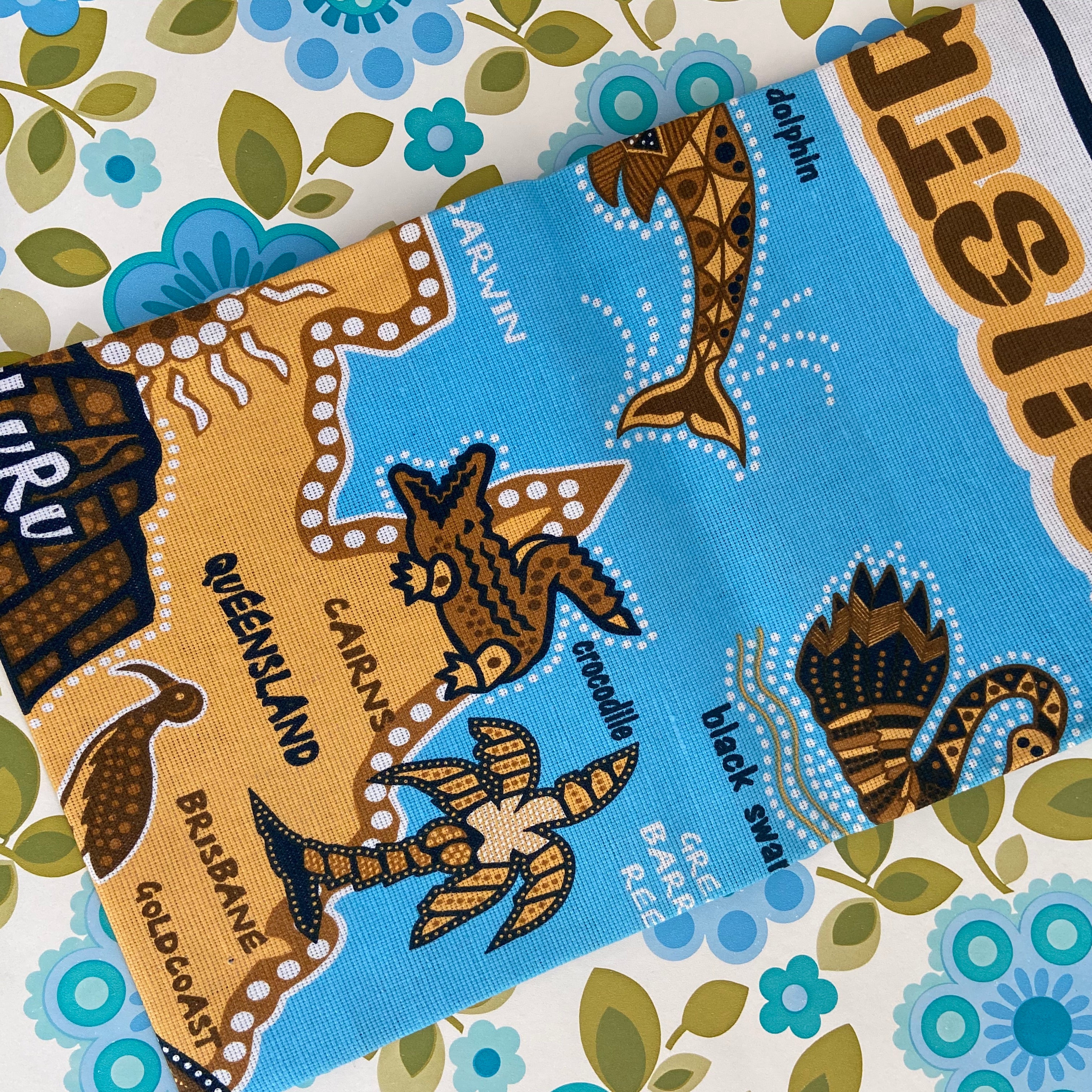 Table Cloth UNUSED Australia Souvenir 100% Cotton