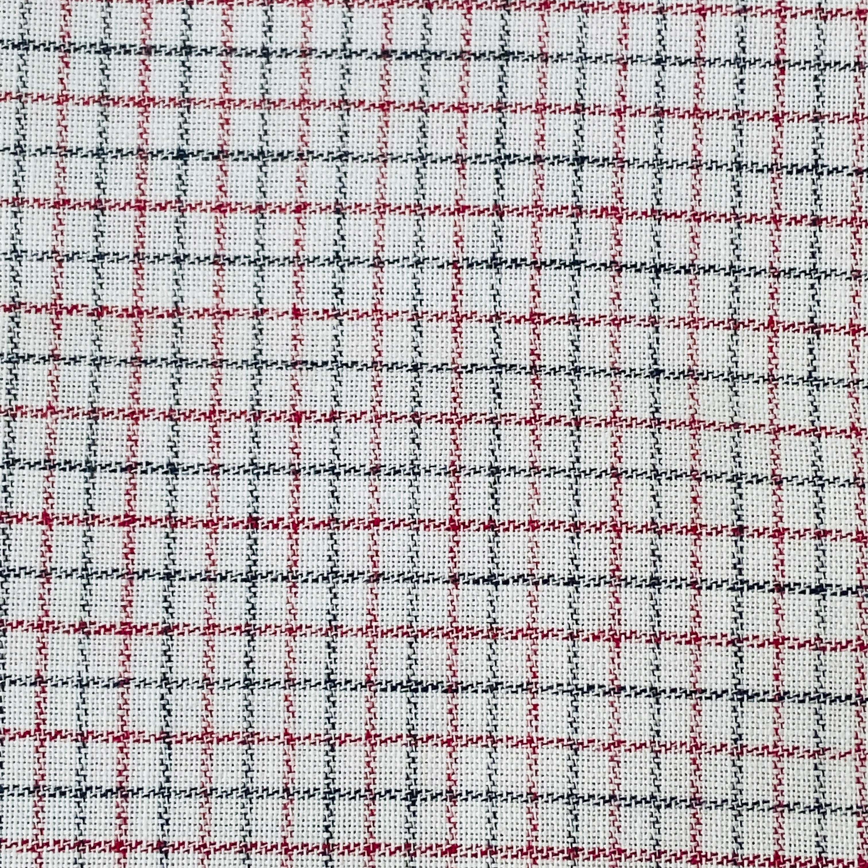 200cms Upholstery Cotton FABRIC Vintage Checked Print
