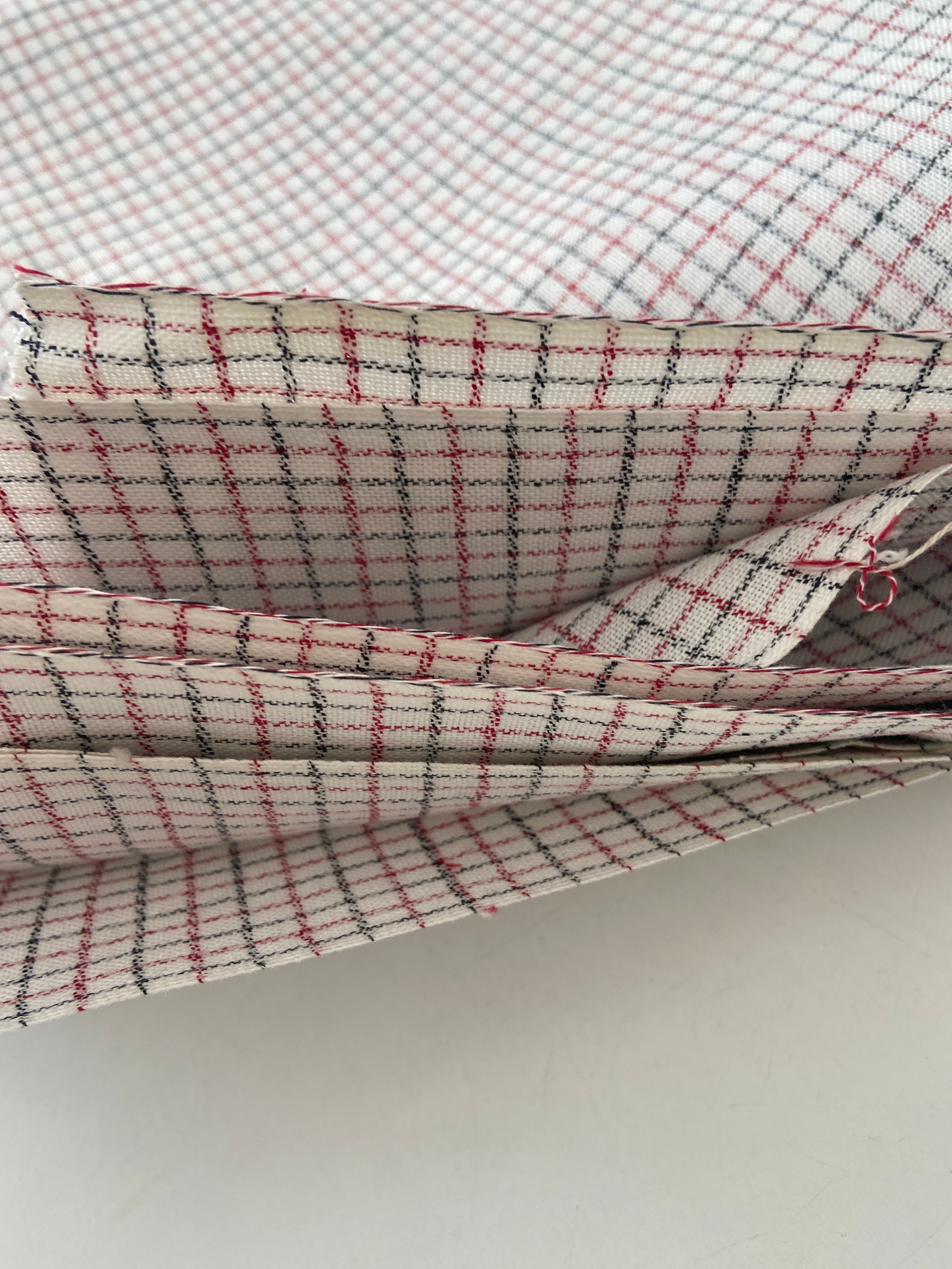 200cms Upholstery Cotton FABRIC Vintage Checked Print