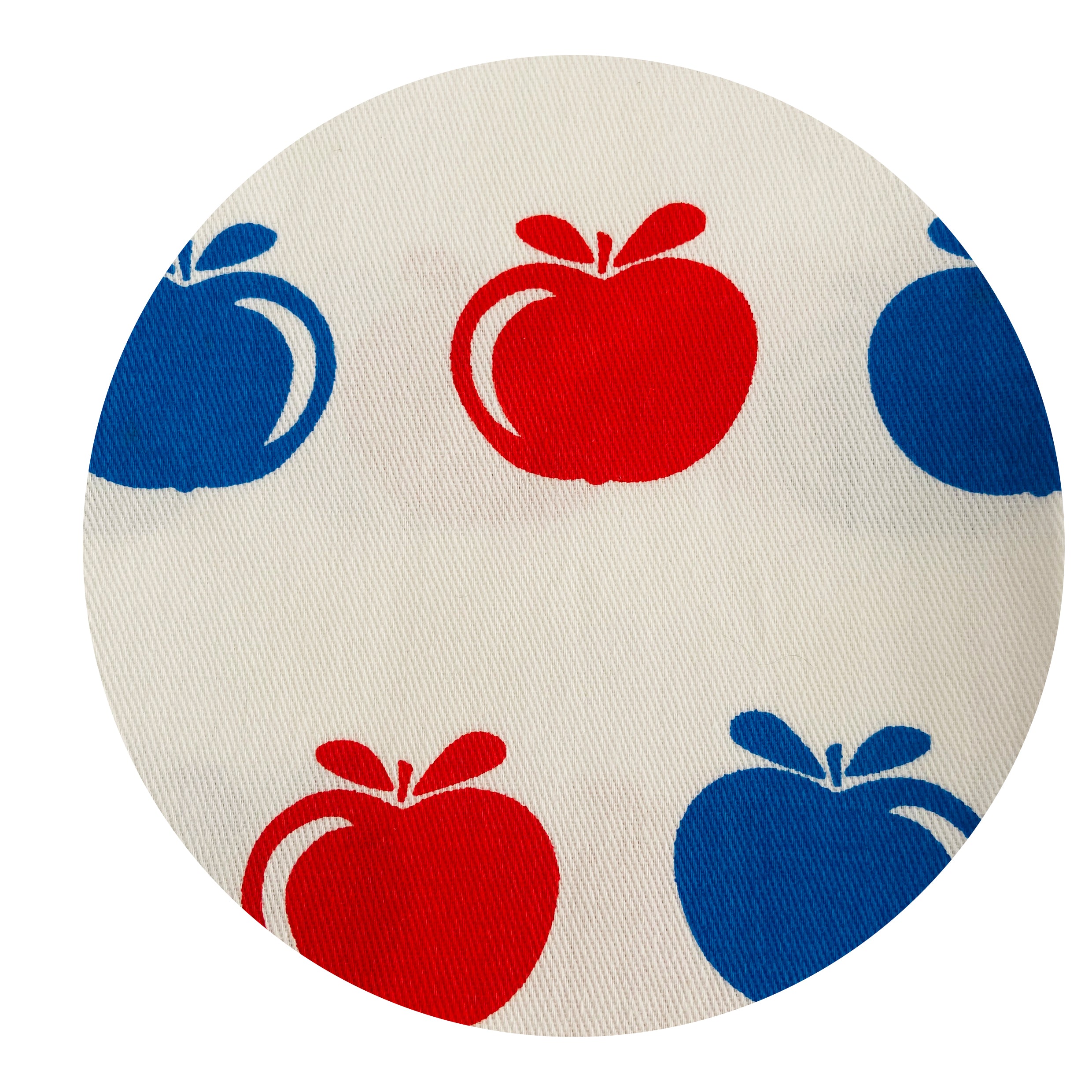 Vintage Apple Cotton Fabric Cushions Bags Thick
