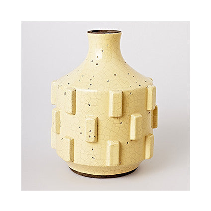 Rectangle Clay Pottery Vase - Pink Peacock
 - 2