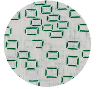 240cms Beautiful Green & White Travertine FABRIC