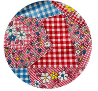 185cms Crisp Bright VIntage Floral Fabric ADORABLE