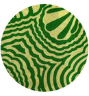 290cms Fab Retro Vintage Bright Green Fabric