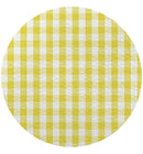 Seersucker Yellow Gold Gingham Cotton Fabric
