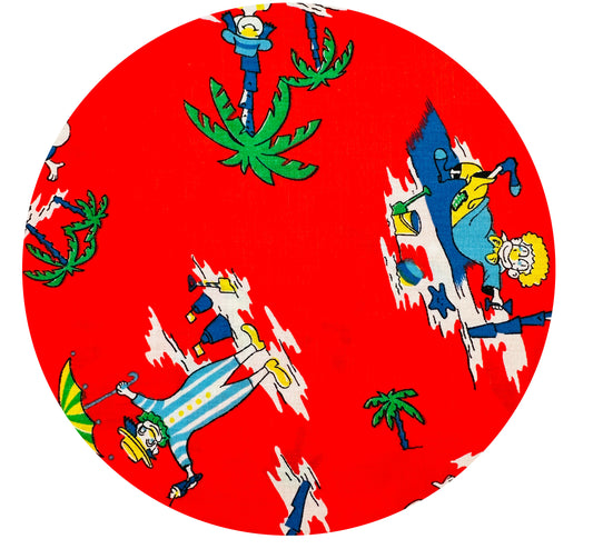 390cms Bright Red Children's Novelty FABRIC